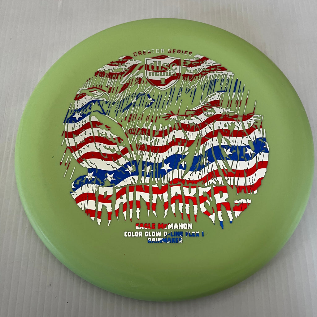 Discmania 2023 Eagle McMahon Creator Series Flex 1 Color Glow D-Line Halloween Rainmaker 2/3/0/0.5