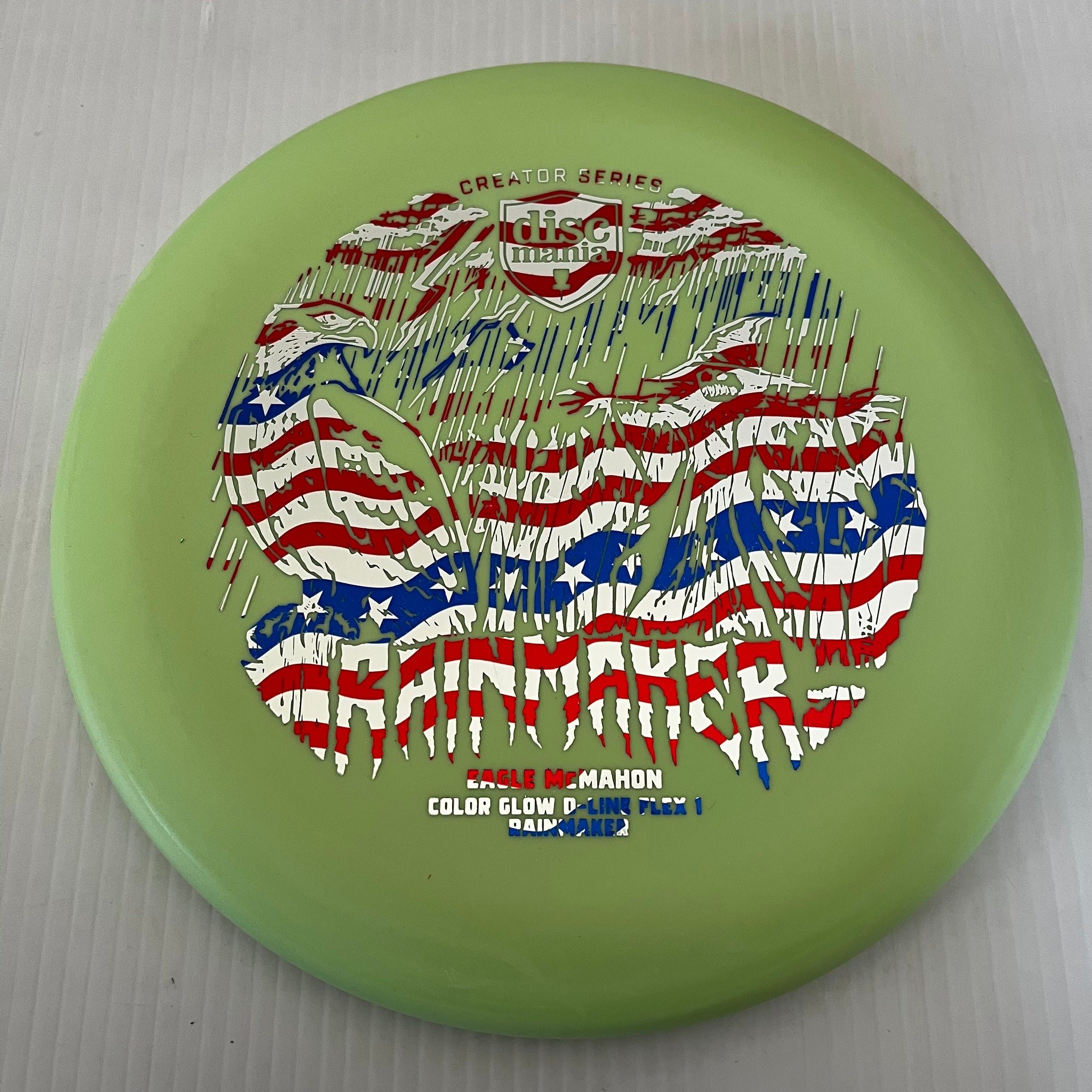 Discmania 2023 Eagle McMahon Creator Series Flex 1 Color Glow D-Line Halloween Rainmaker 2/3/0/0.5