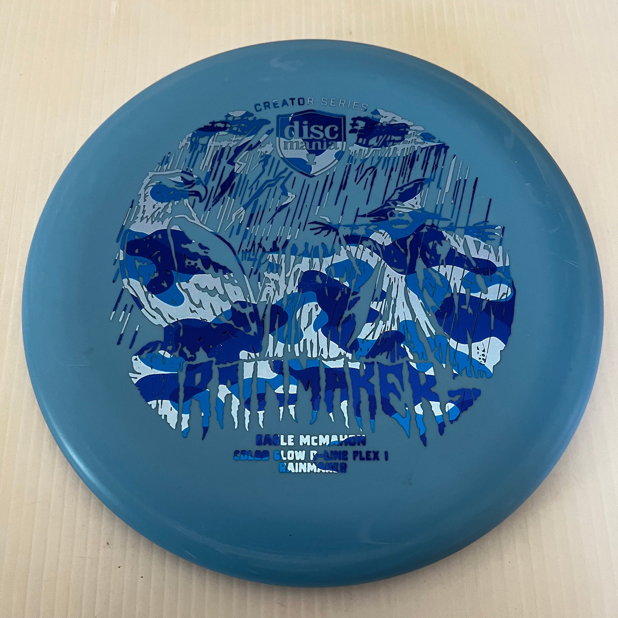 Discmania 2023 Eagle McMahon Creator Series Flex 1 Color Glow D-Line Halloween Rainmaker 2/3/0/0.5