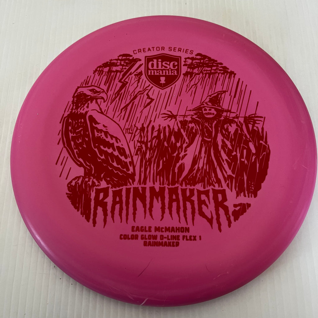 Discmania 2023 Eagle McMahon Creator Series Flex 1 Color Glow D-Line Halloween Rainmaker 2/3/0/0.5
