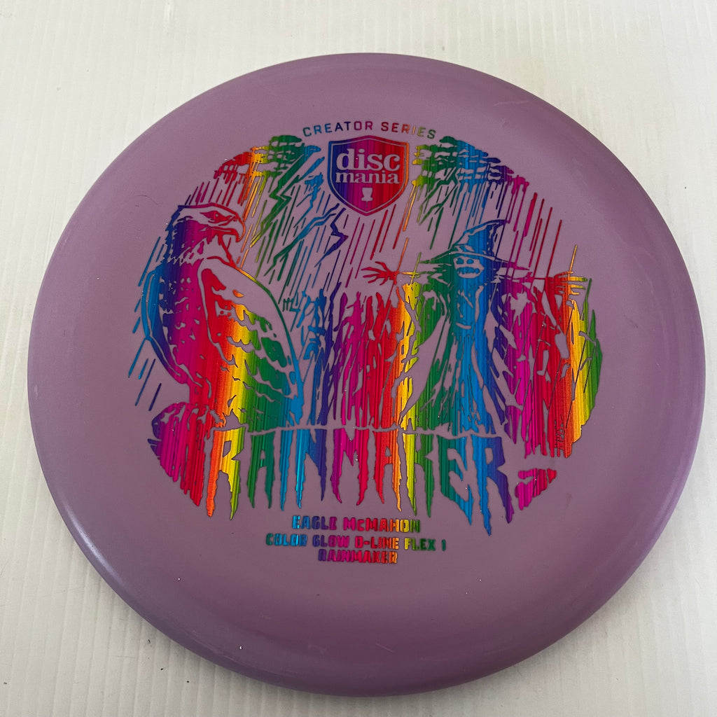Discmania 2023 Eagle McMahon Creator Series Flex 1 Color Glow D-Line Halloween Rainmaker 2/3/0/0.5