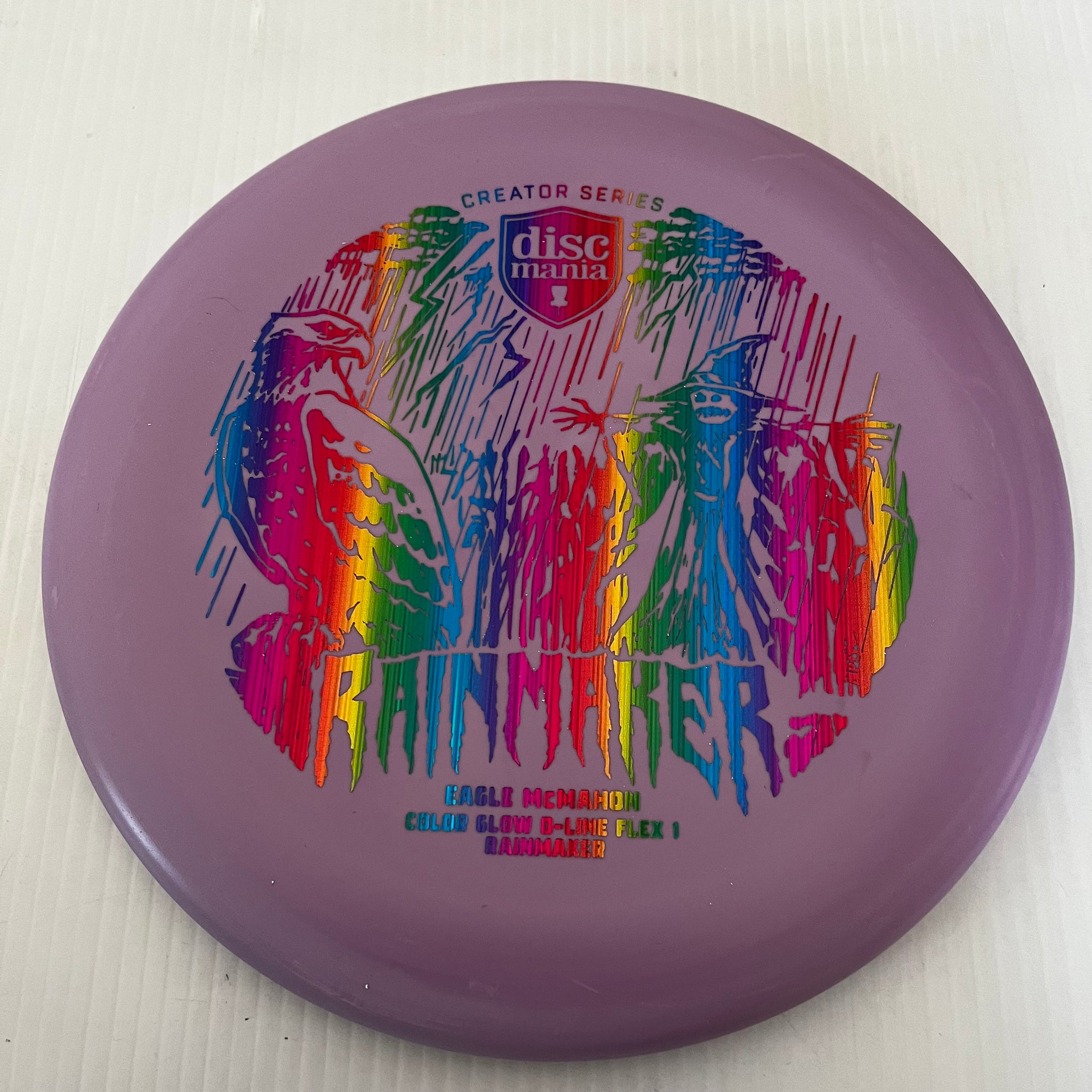 Discmania 2023 Eagle McMahon Creator Series Flex 1 Color Glow D-Line Halloween Rainmaker 2/3/0/0.5