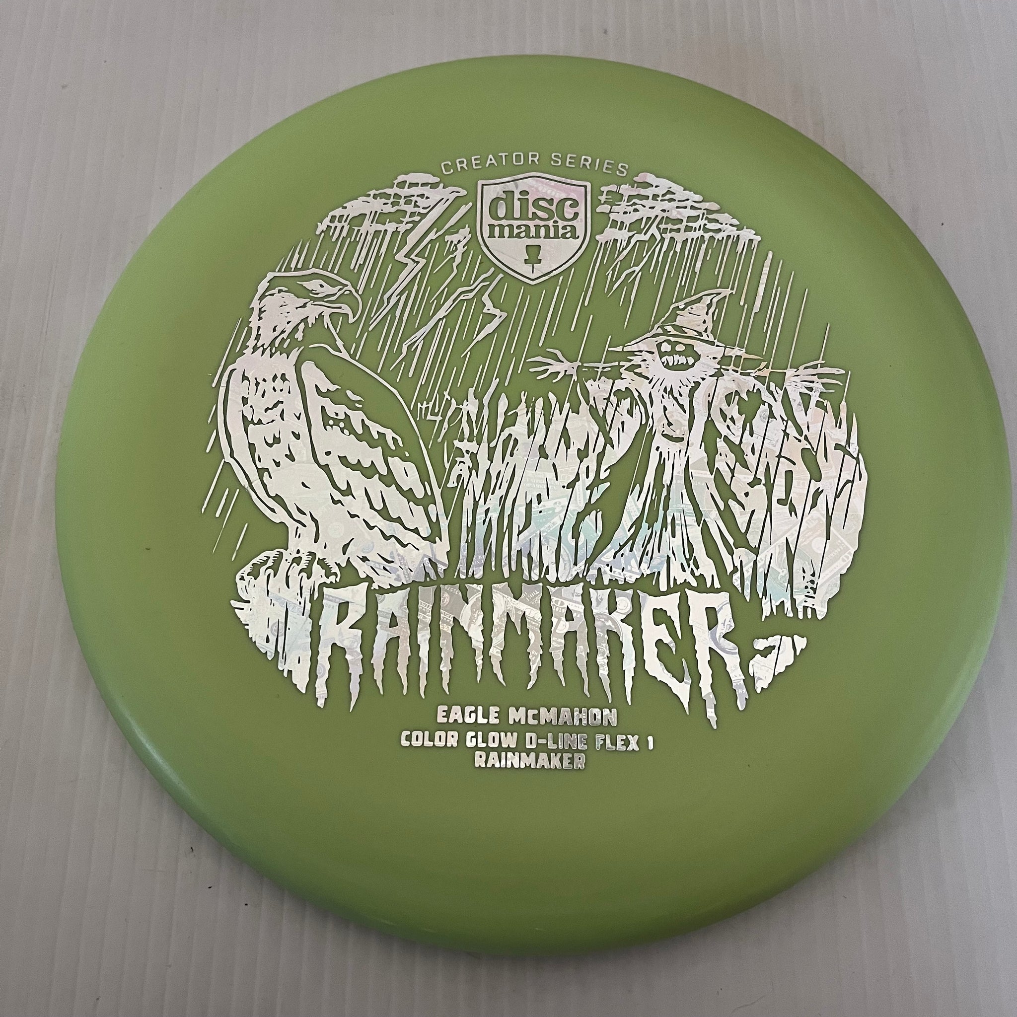 Discmania 2023 Eagle McMahon Creator Series Flex 1 Color Glow D-Line Halloween Rainmaker 2/3/0/0.5