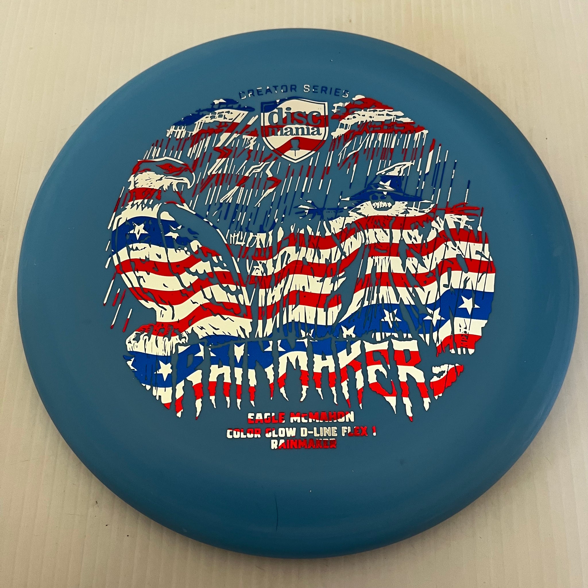 Discmania 2023 Eagle McMahon Creator Series Flex 1 Color Glow D-Line Halloween Rainmaker 2/3/0/0.5