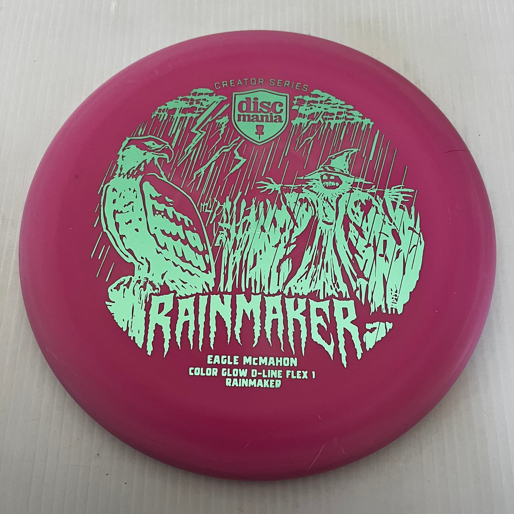 Discmania 2023 Eagle McMahon Creator Series Flex 1 Color Glow D-Line Halloween Rainmaker 2/3/0/0.5