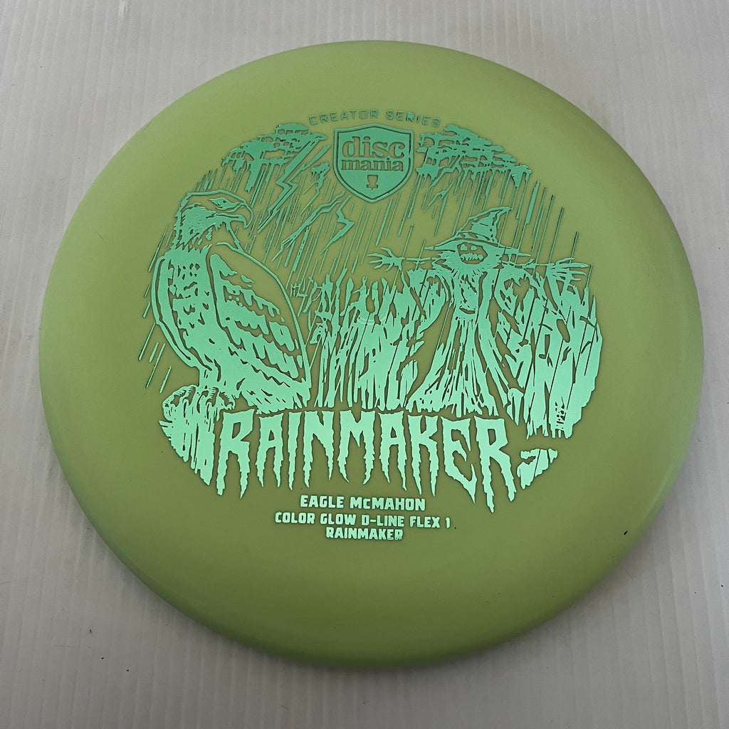 Discmania 2023 Eagle McMahon Creator Series Flex 1 Color Glow D-Line Halloween Rainmaker 2/3/0/0.5