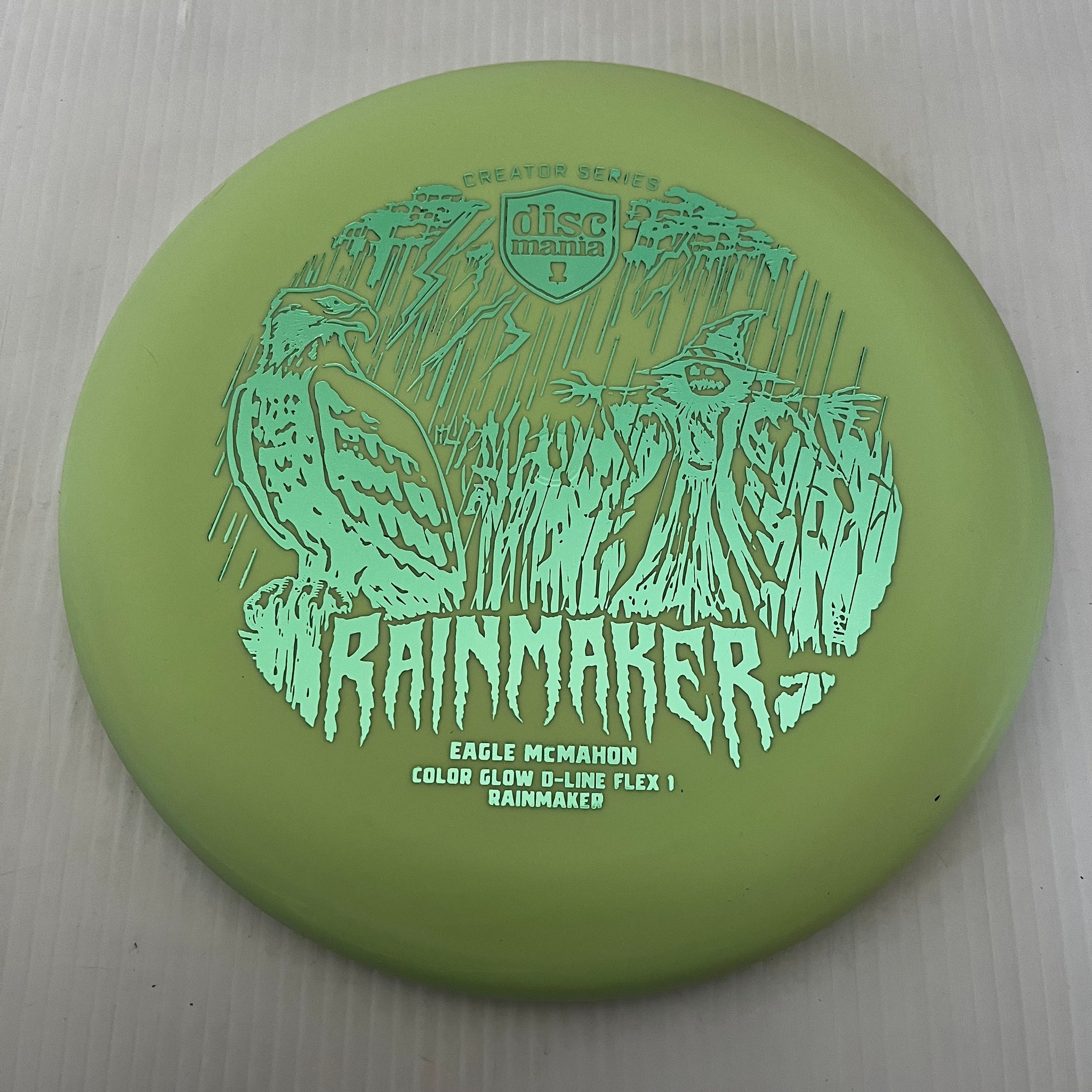 Discmania 2023 Eagle McMahon Creator Series Flex 1 Color Glow D-Line Halloween Rainmaker 2/3/0/0.5