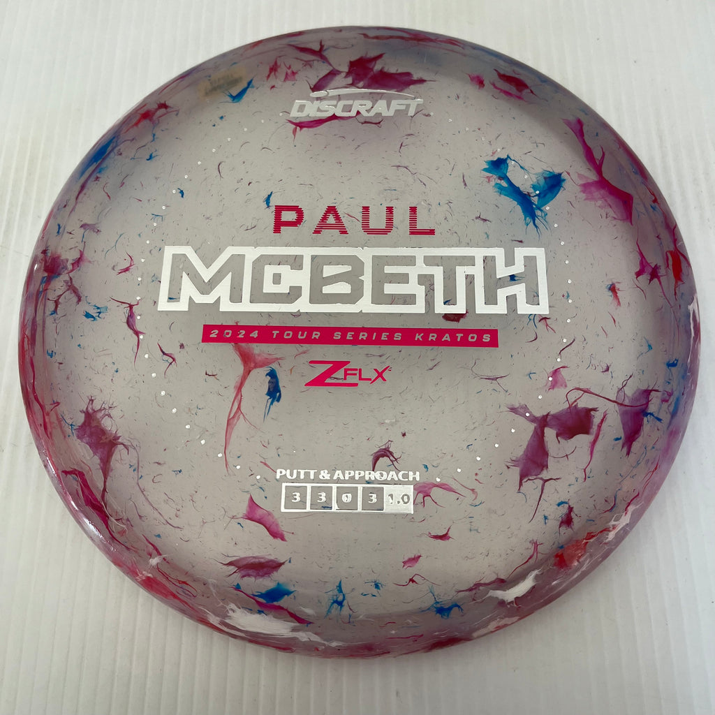 Discraft 2024 Paul McBeth Tour Series Jawbreaker Z FLX Kratos 3/3/0/3