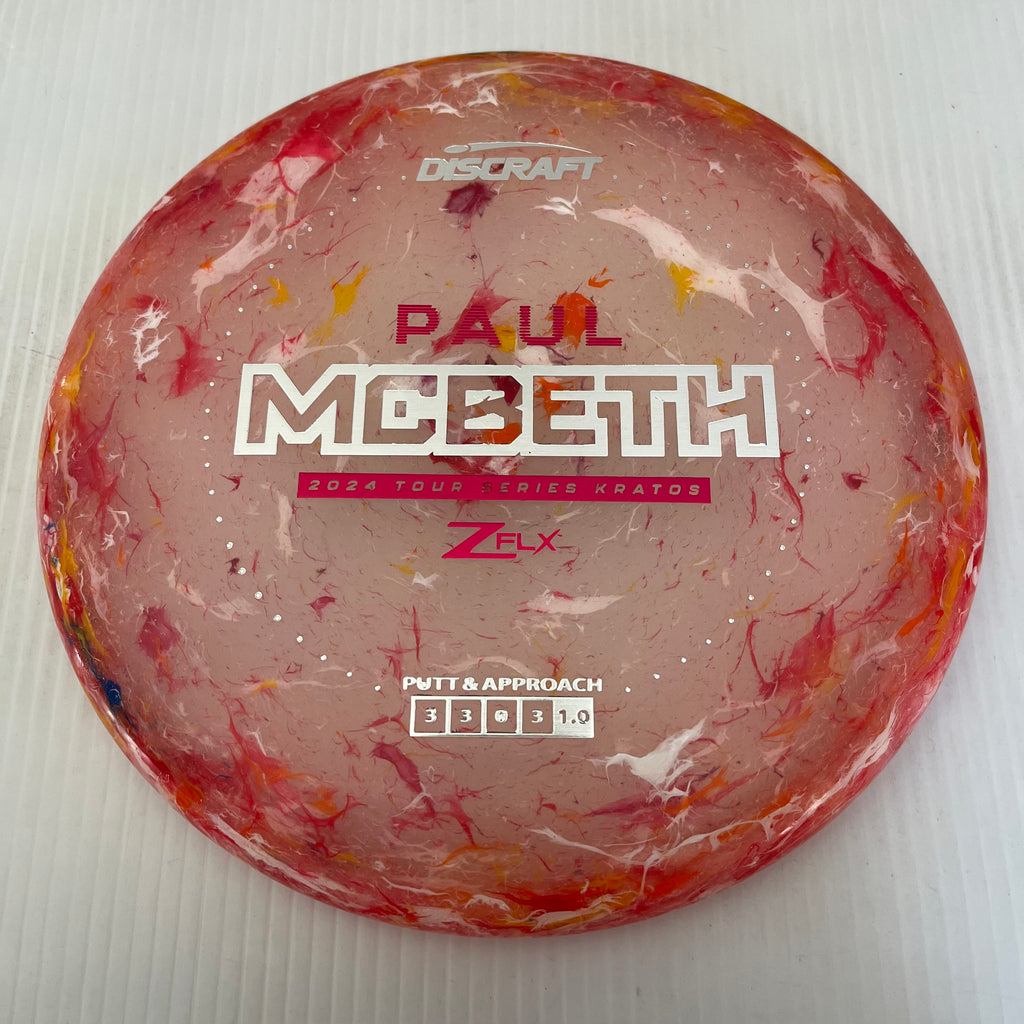 Discraft 2024 Paul McBeth Tour Series Jawbreaker Z FLX Kratos 3/3/0/3