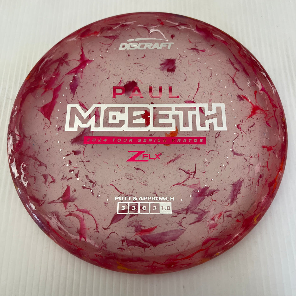 Discraft 2024 Paul McBeth Tour Series Jawbreaker Z FLX Kratos 3/3/0/3
