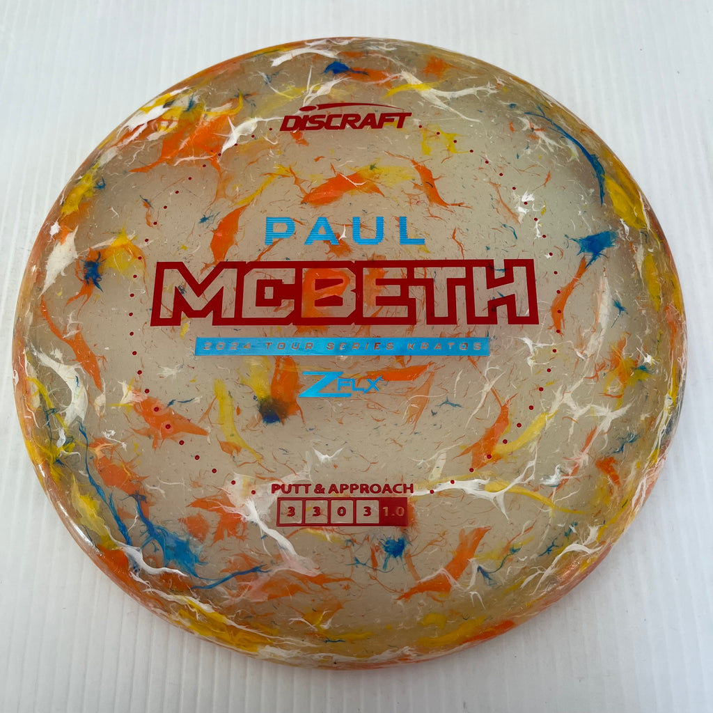 Discraft 2024 Paul McBeth Tour Series Jawbreaker Z FLX Kratos 3/3/0/3
