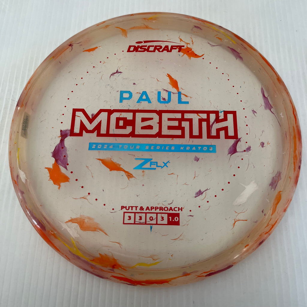 Discraft 2024 Paul McBeth Tour Series Jawbreaker Z FLX Kratos 3/3/0/3