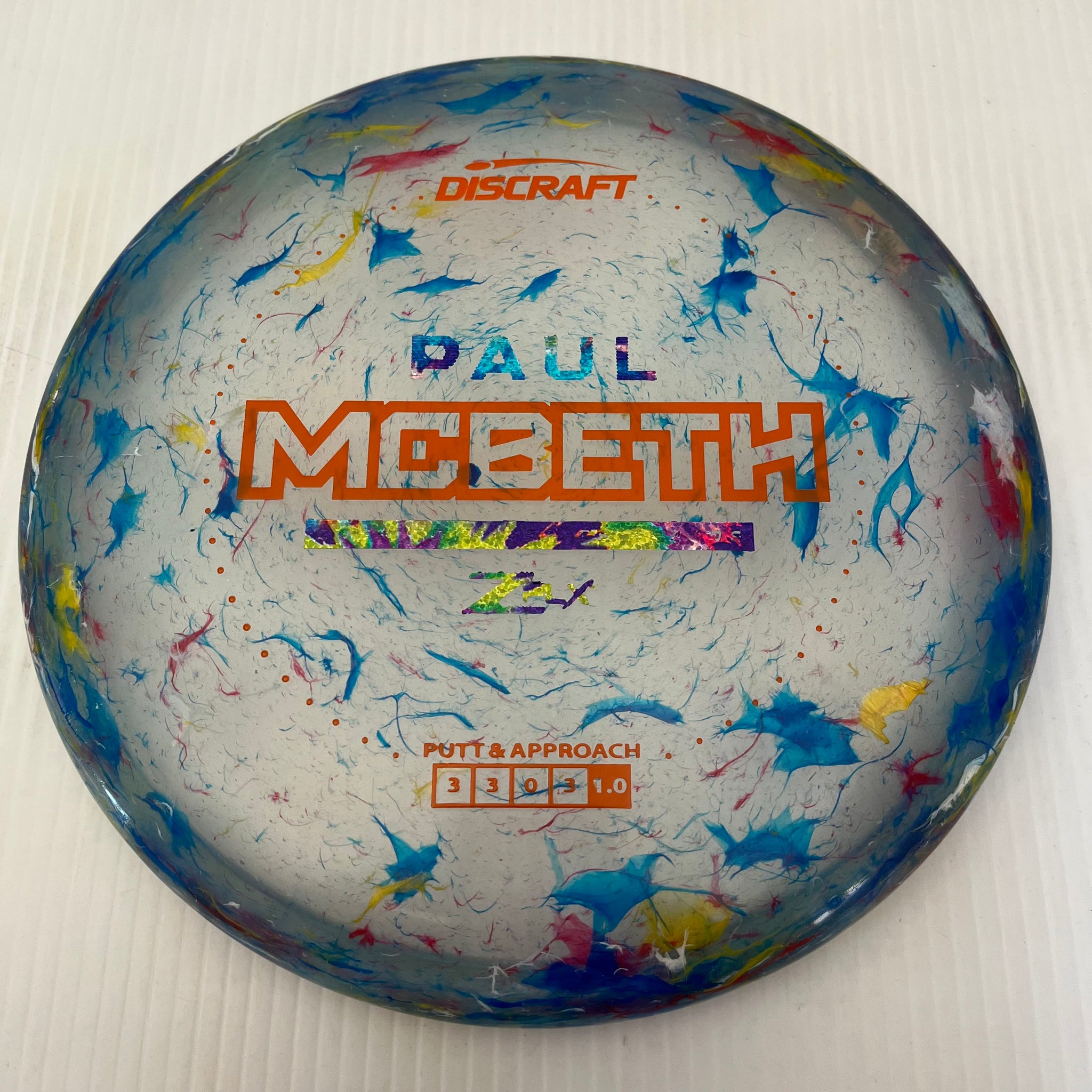 Discraft 2024 Paul McBeth Tour Series Jawbreaker Z FLX Kratos 3/3/0/3