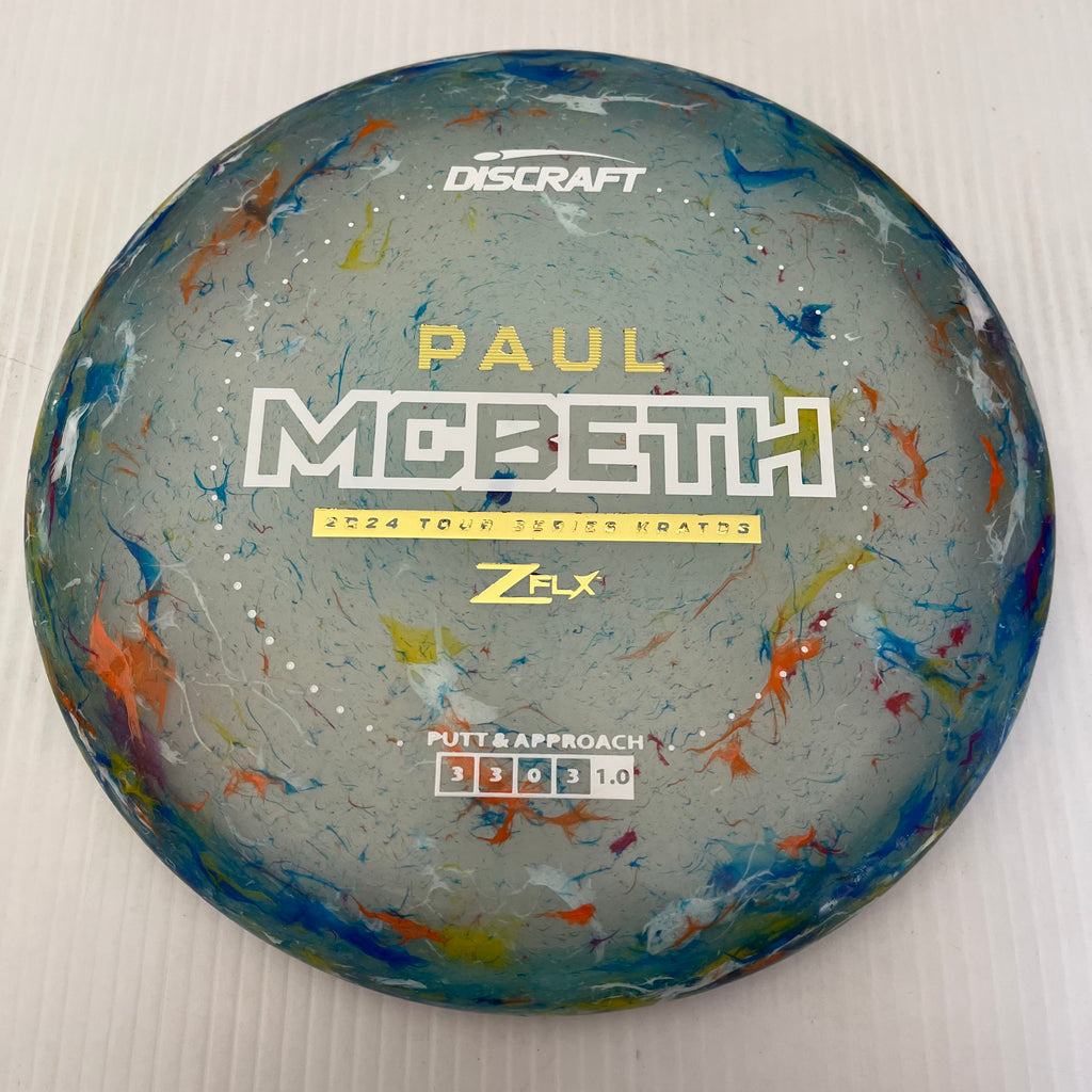 Discraft 2024 Paul McBeth Tour Series Jawbreaker Z FLX Kratos 3/3/0/3