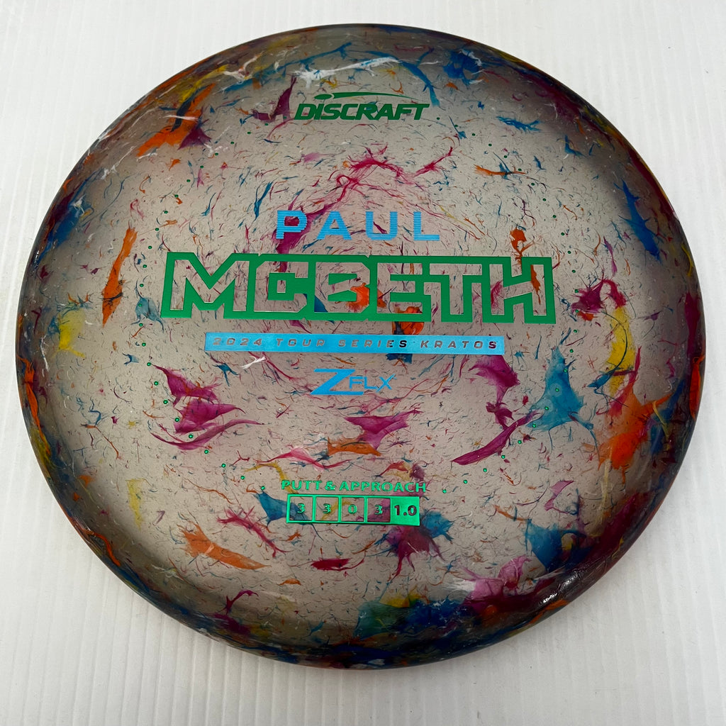 Discraft 2024 Paul McBeth Tour Series Jawbreaker Z FLX Kratos 3/3/0/3