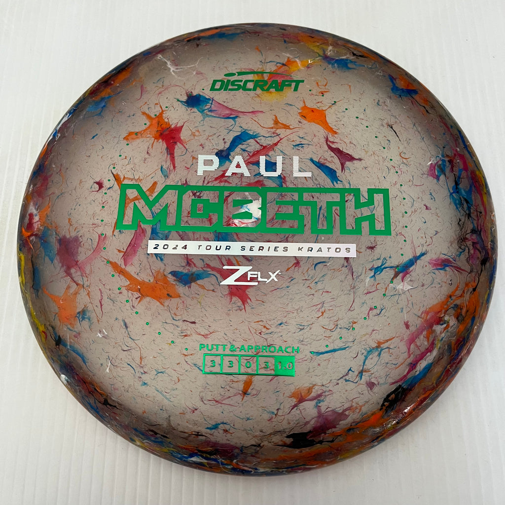 Discraft 2024 Paul McBeth Tour Series Jawbreaker Z FLX Kratos 3/3/0/3
