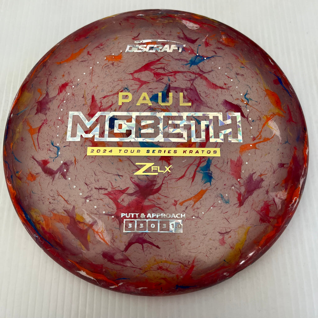 Discraft 2024 Paul McBeth Tour Series Jawbreaker Z FLX Kratos 3/3/0/3