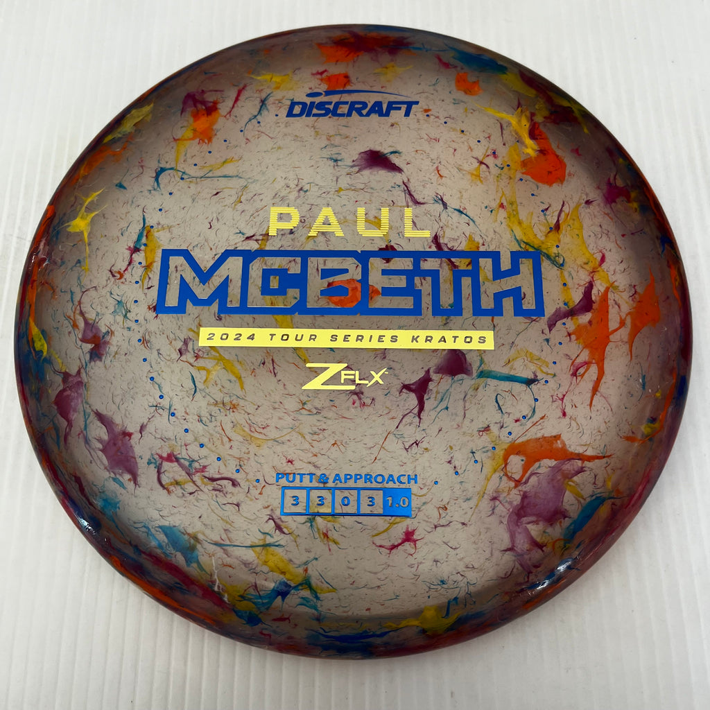 Discraft 2024 Paul McBeth Tour Series Jawbreaker Z FLX Kratos 3/3/0/3