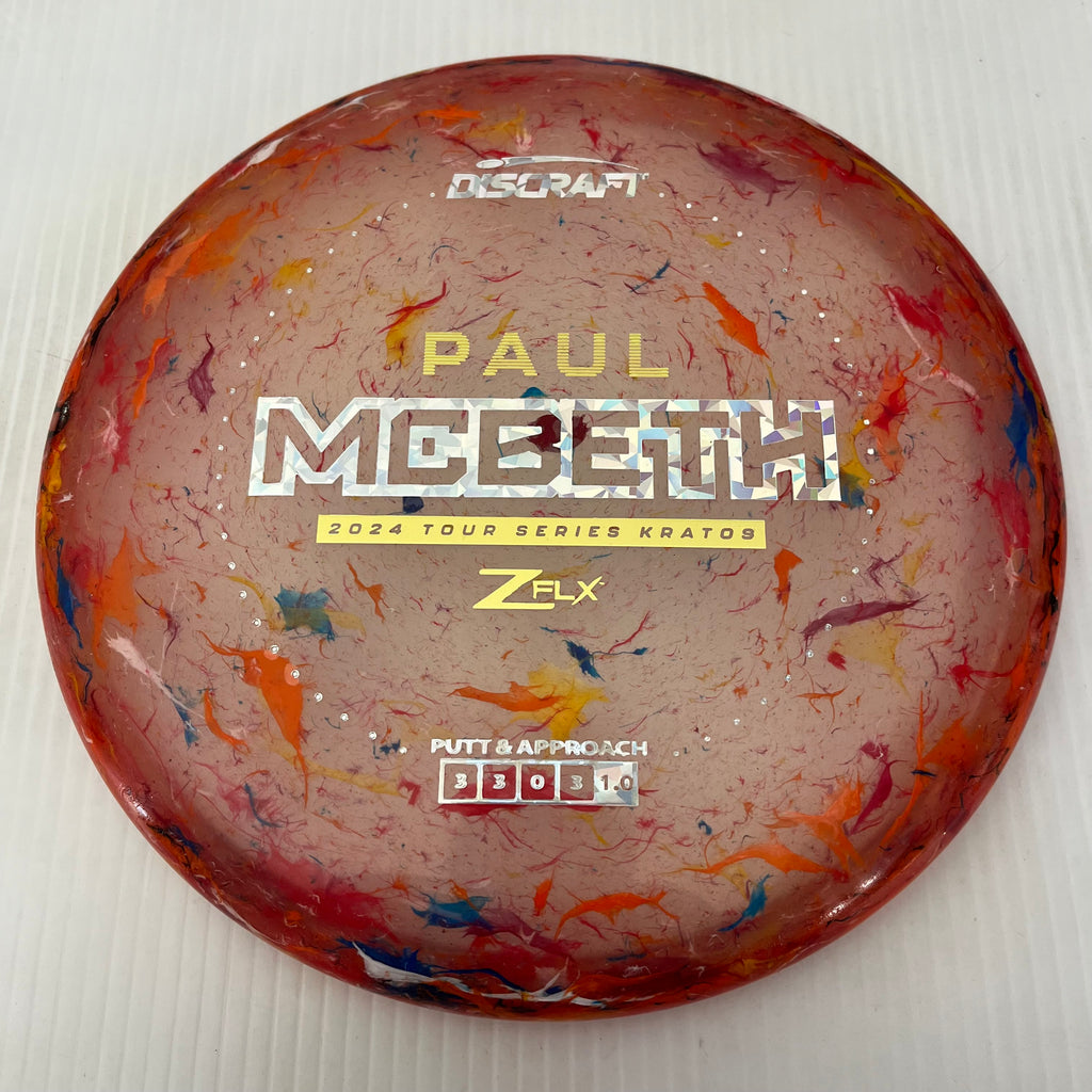 Discraft 2024 Paul McBeth Tour Series Jawbreaker Z FLX Kratos 3/3/0/3