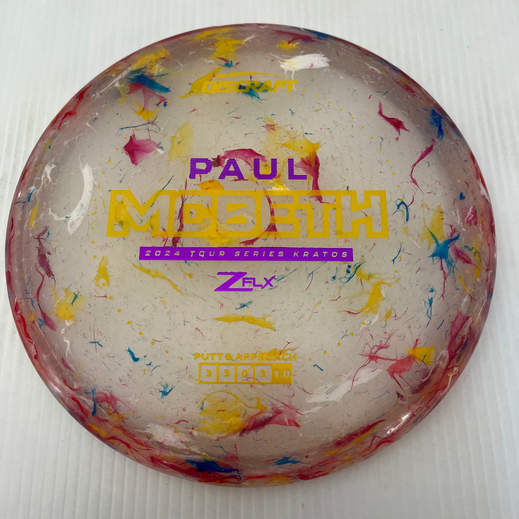 Discraft 2024 Paul McBeth Tour Series Jawbreaker Z FLX Kratos 3/3/0/3