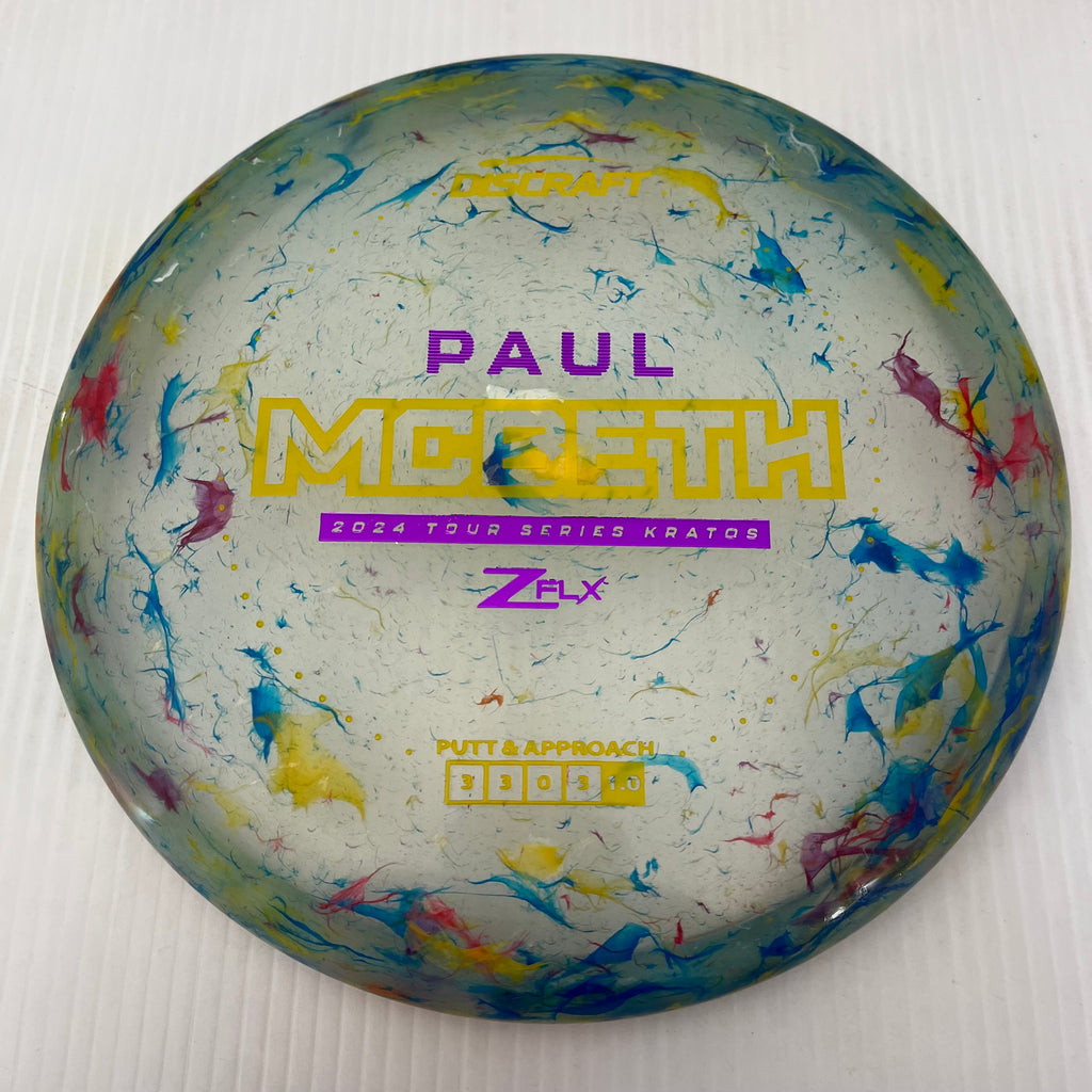 Discraft 2024 Paul McBeth Tour Series Jawbreaker Z FLX Kratos 3/3/0/3