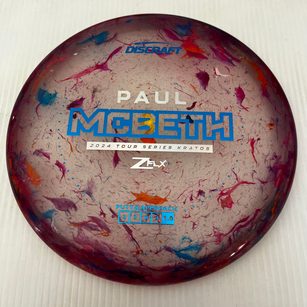 Discraft 2024 Paul McBeth Tour Series Jawbreaker Z FLX Kratos 3/3/0/3