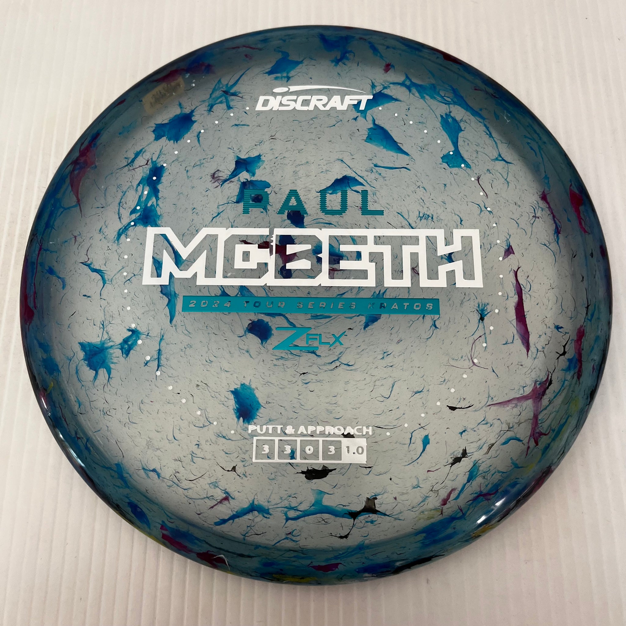 Discraft 2024 Paul McBeth Tour Series Jawbreaker Z FLX Kratos 3/3/0/3