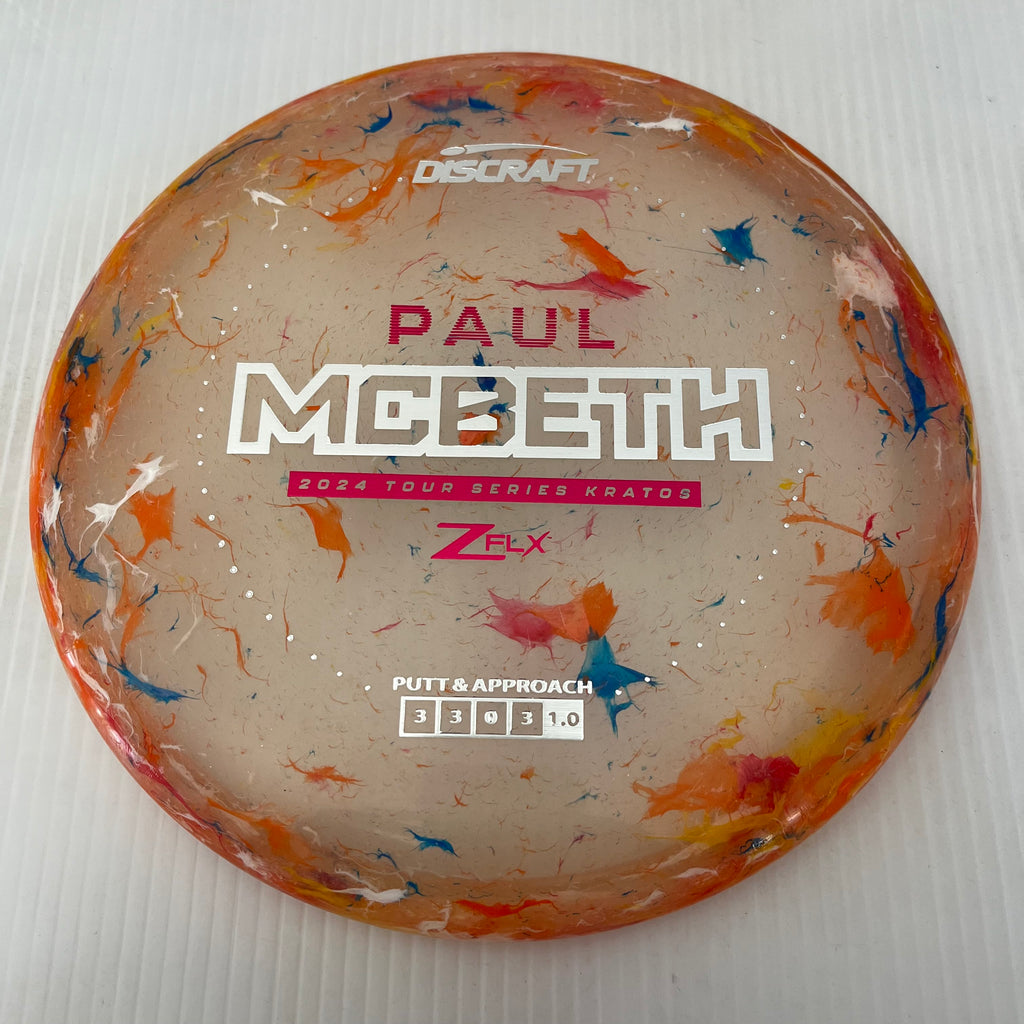 Discraft 2024 Paul McBeth Tour Series Jawbreaker Z FLX Kratos 3/3/0/3