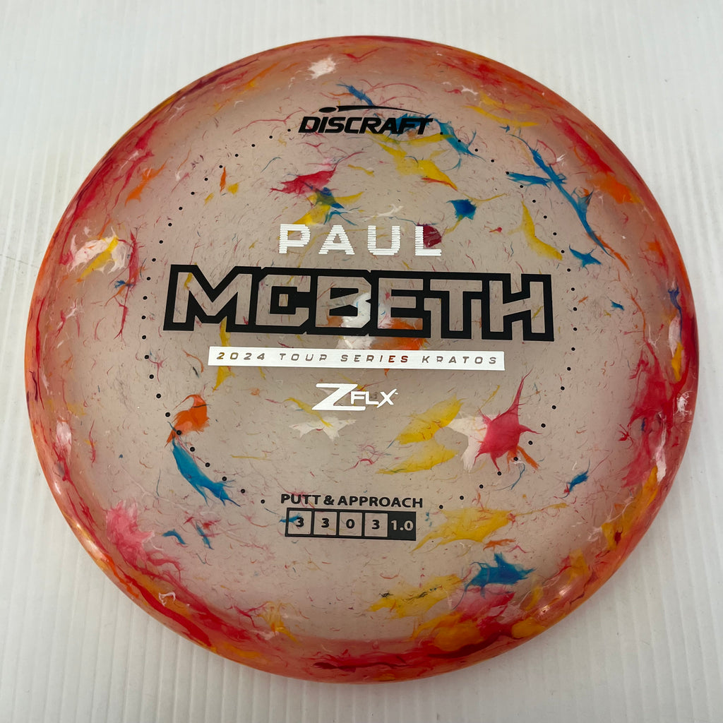 Discraft 2024 Paul McBeth Tour Series Jawbreaker Z FLX Kratos 3/3/0/3
