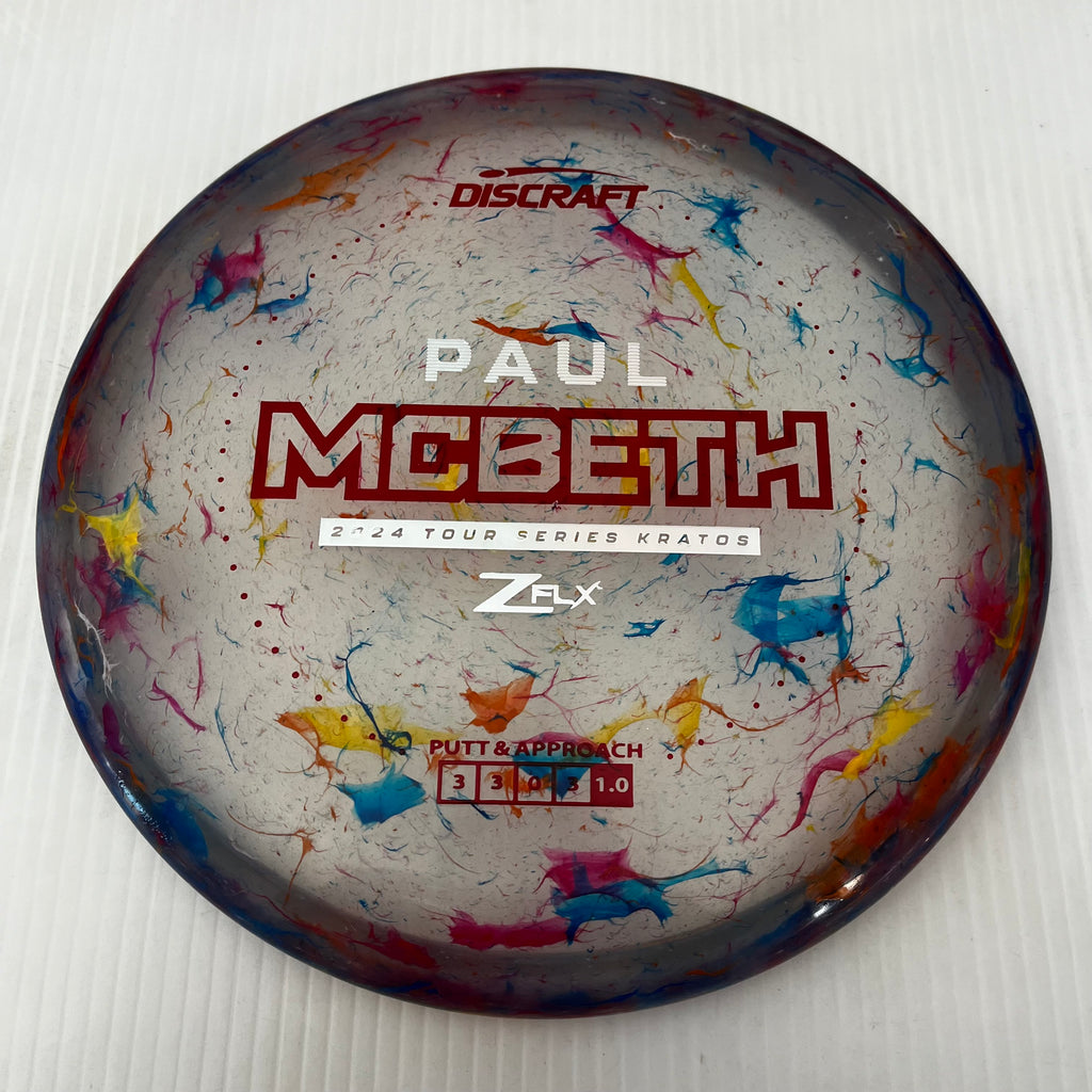 Discraft 2024 Paul McBeth Tour Series Jawbreaker Z FLX Kratos 3/3/0/3