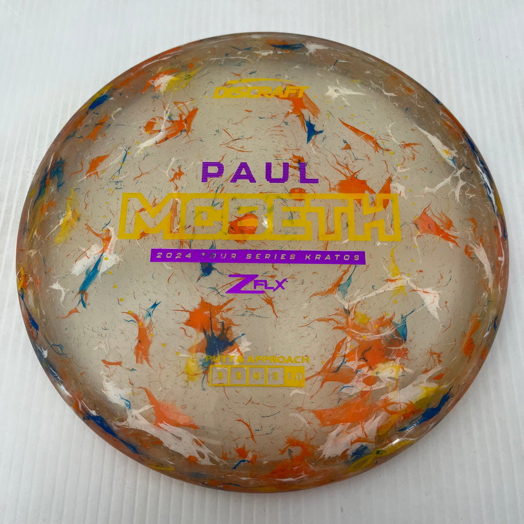 Discraft 2024 Paul McBeth Tour Series Jawbreaker Z FLX Kratos 3/3/0/3