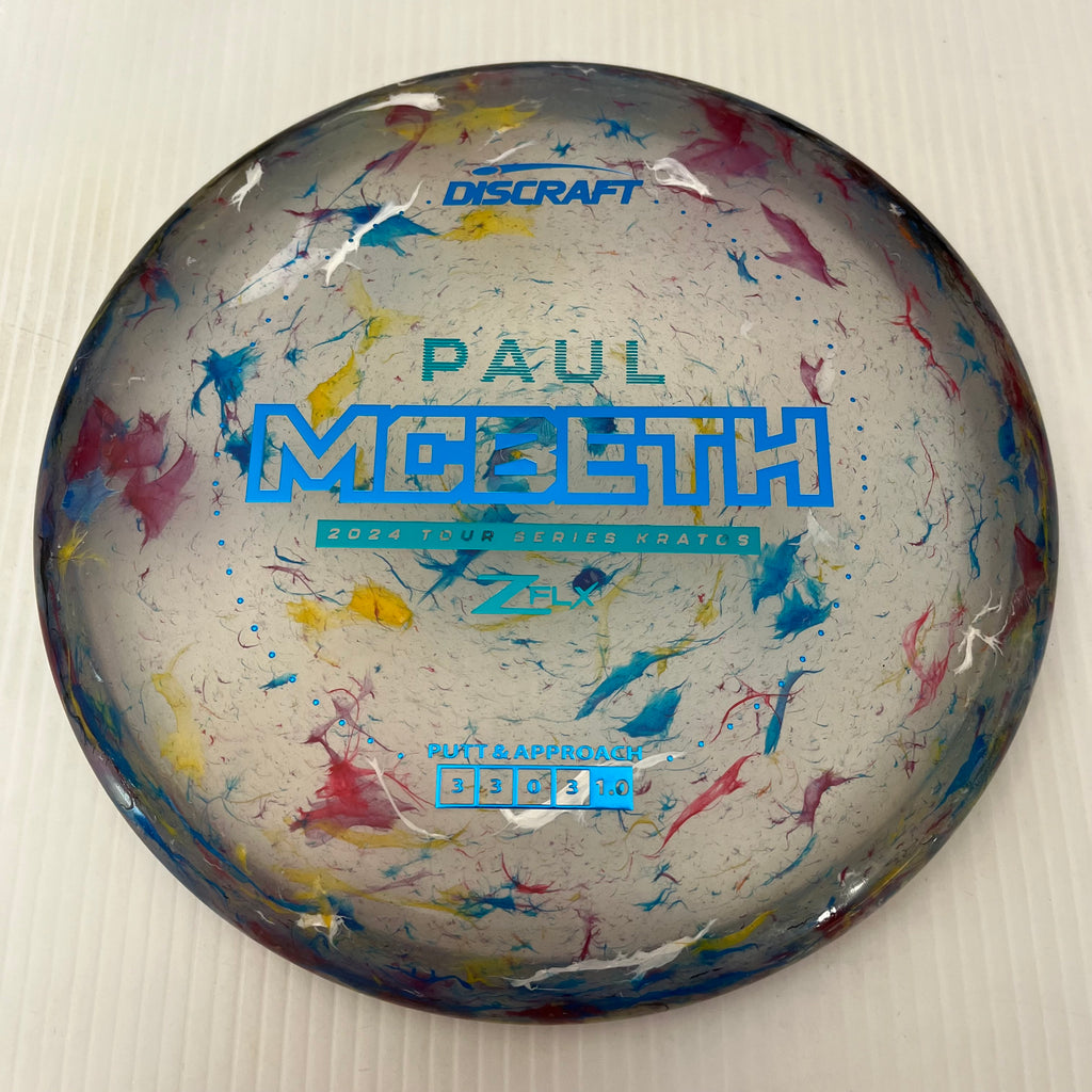 Discraft 2024 Paul McBeth Tour Series Jawbreaker Z FLX Kratos 3/3/0/3
