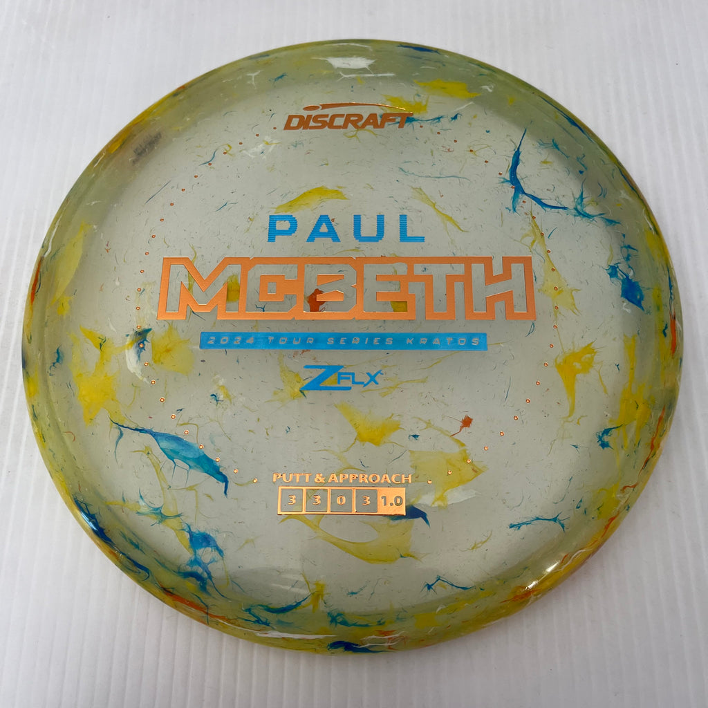 Discraft 2024 Paul McBeth Tour Series Jawbreaker Z FLX Kratos 3/3/0/3