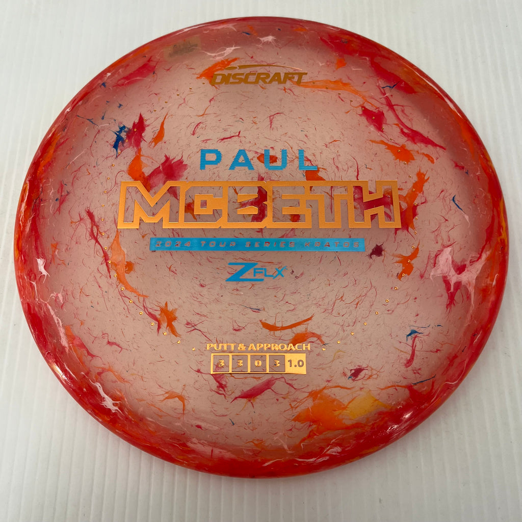 Discraft 2024 Paul McBeth Tour Series Jawbreaker Z FLX Kratos 3/3/0/3