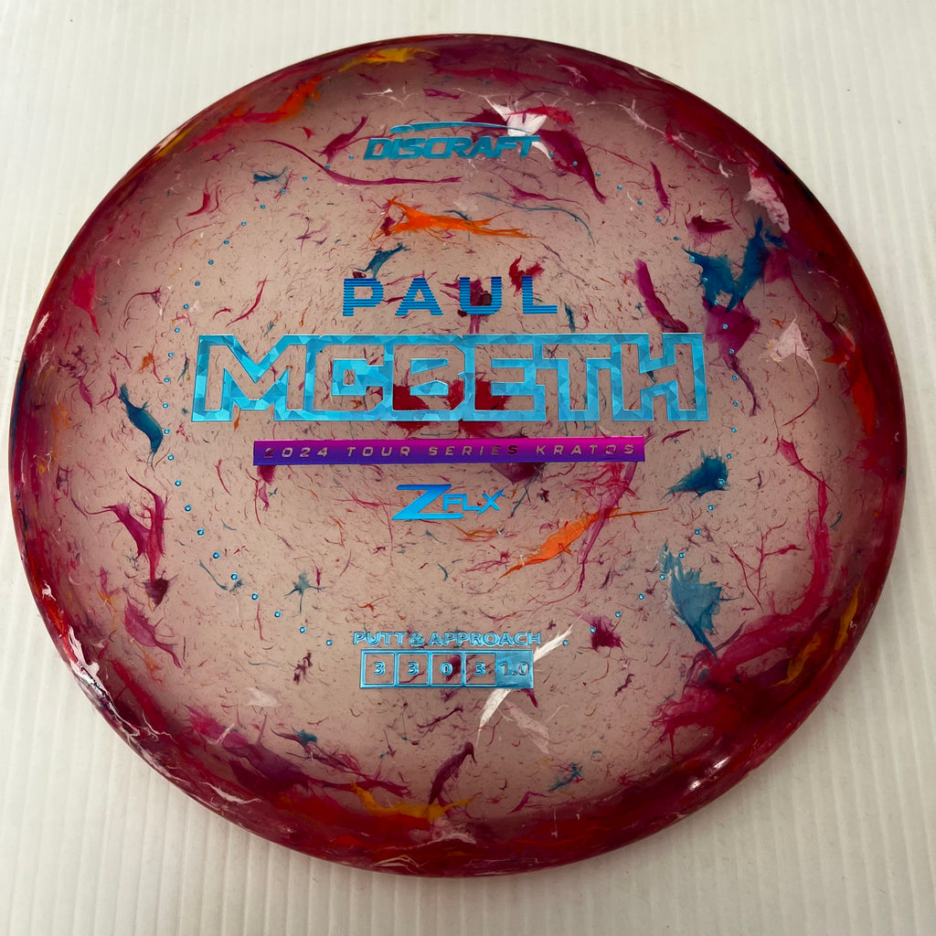 Discraft 2024 Paul McBeth Tour Series Jawbreaker Z FLX Kratos 3/3/0/3