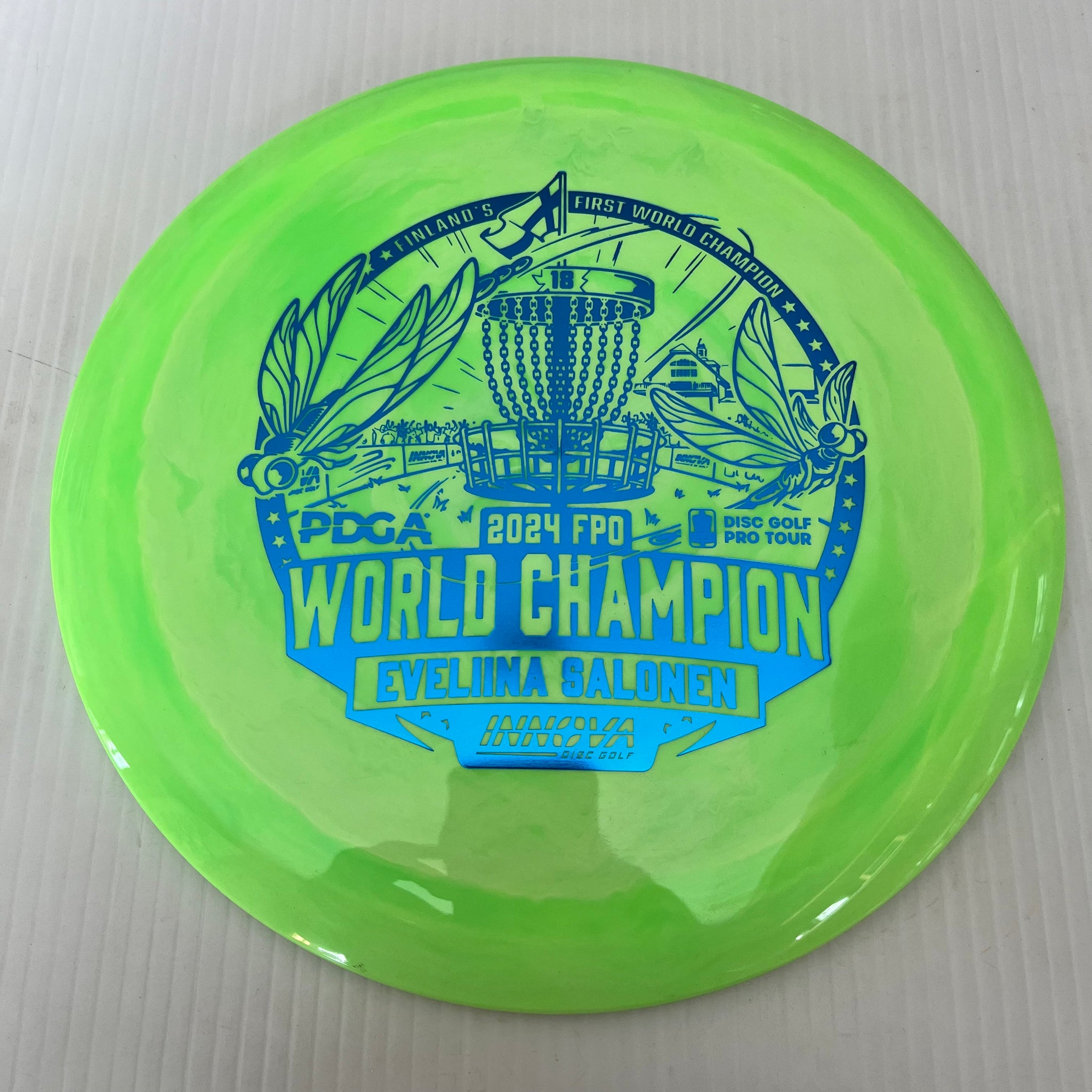 Innova Eveliina Salonen 2024 World Champion Commemorative Swirly Star Destroyer 12/5/-1/3
