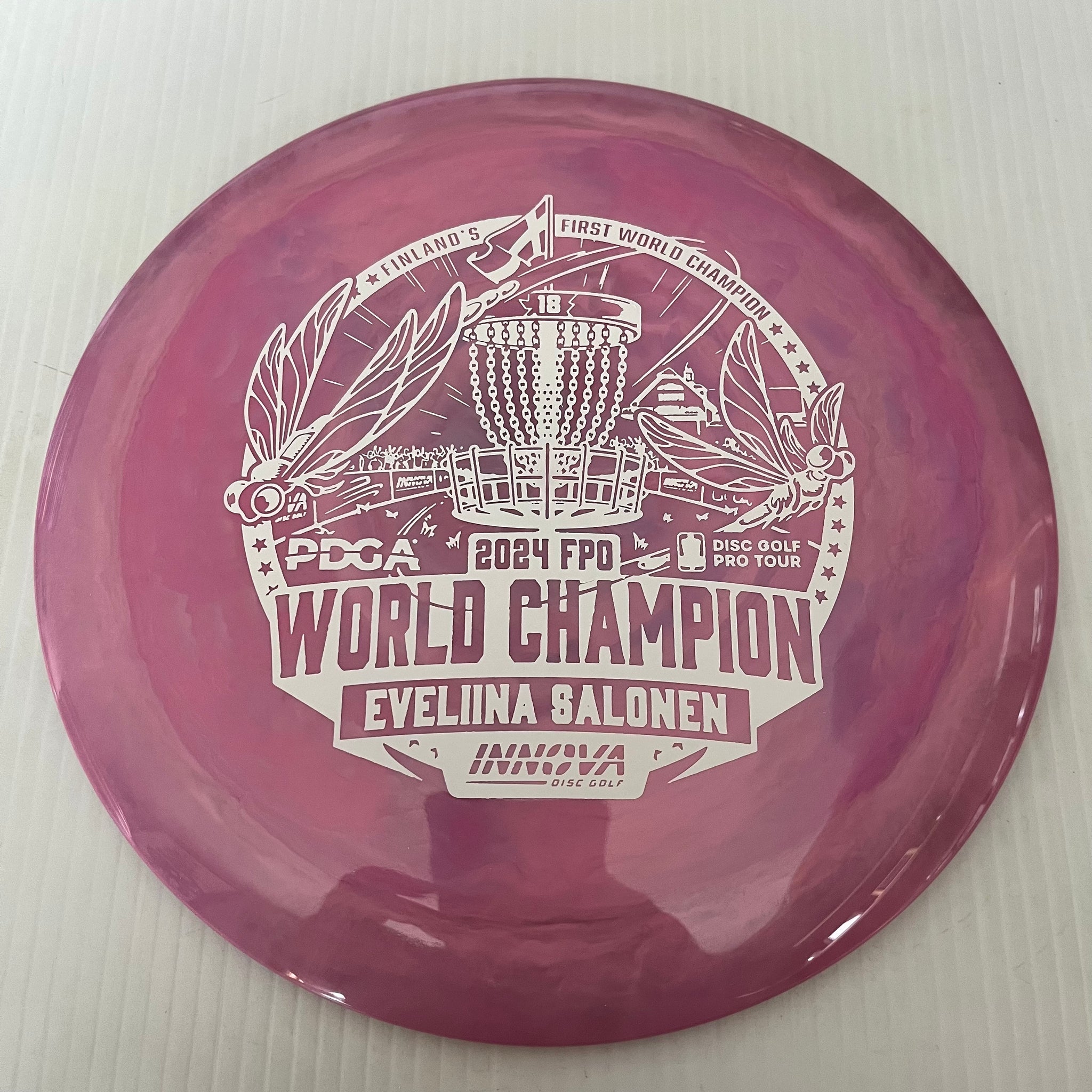 Innova Eveliina Salonen 2024 World Champion Commemorative Swirly Star Destroyer 12/5/-1/3