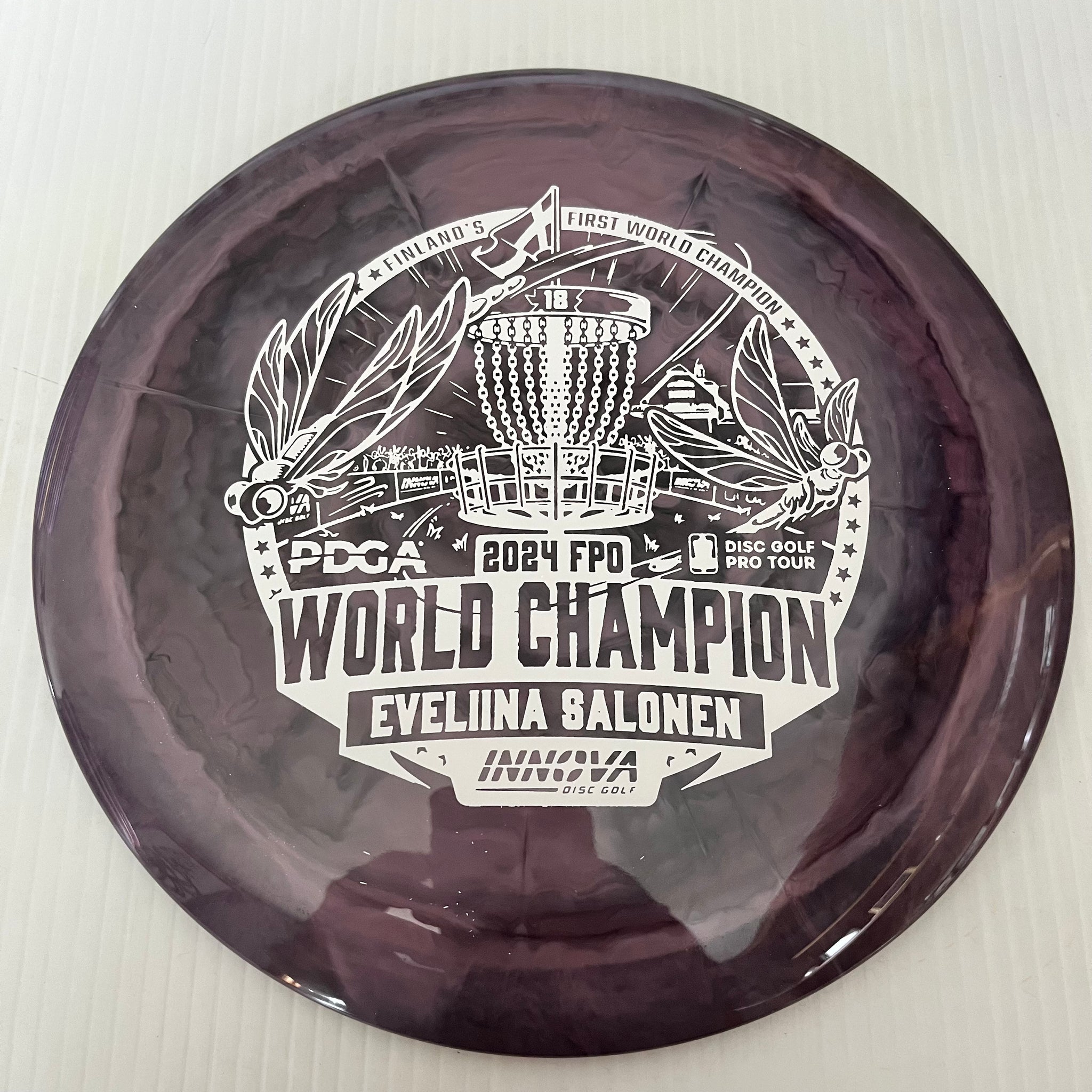 Innova Eveliina Salonen 2024 World Champion Commemorative Swirly Star Destroyer 12/5/-1/3