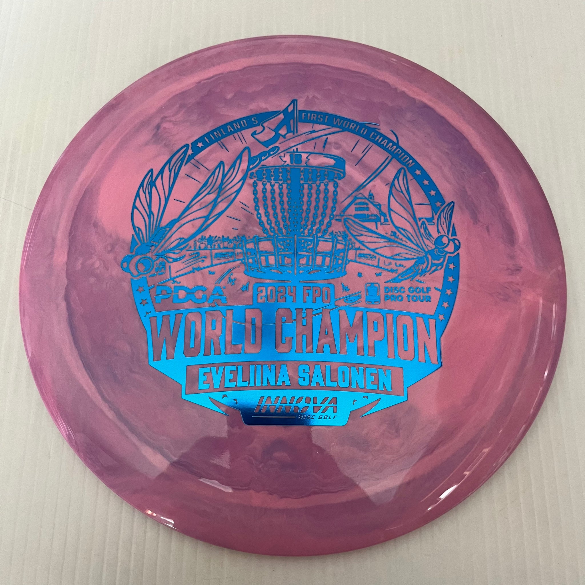 Innova Eveliina Salonen 2024 World Champion Commemorative Swirly Star Destroyer 12/5/-1/3