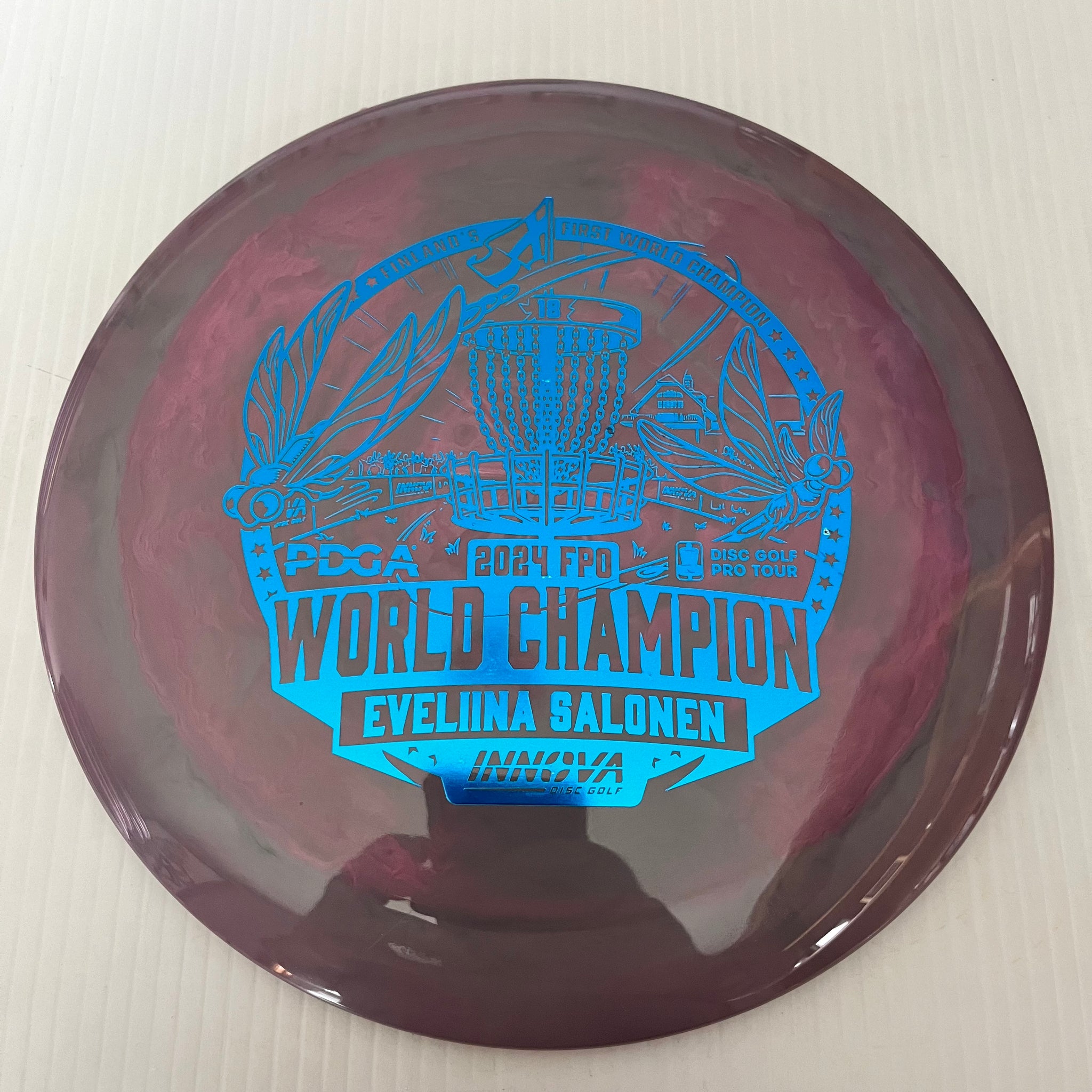 Innova Eveliina Salonen 2024 World Champion Commemorative Swirly Star Destroyer 12/5/-1/3