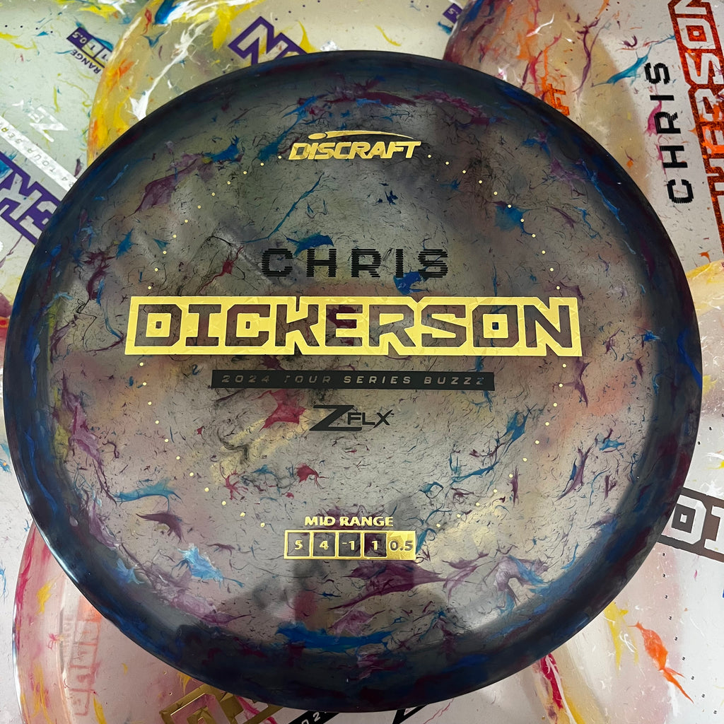 Discraft 2024 Chris Dickerson Tour Series Jawbreaker Z FLX Buzzz 5/4/-1/1