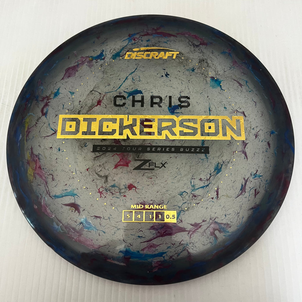 Discraft 2024 Chris Dickerson Tour Series Jawbreaker Z FLX Buzzz 5/4/-1/1