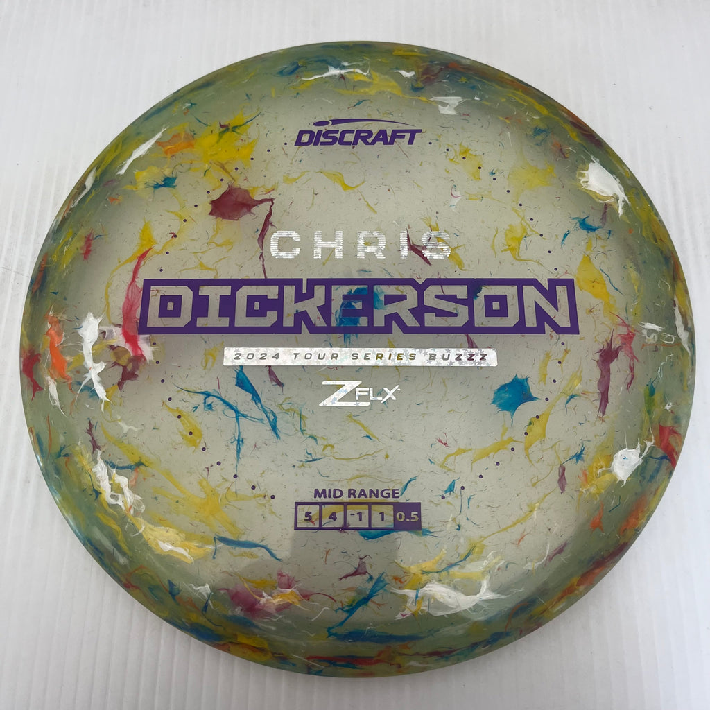 Discraft 2024 Chris Dickerson Tour Series Jawbreaker Z FLX Buzzz 5/4/-1/1
