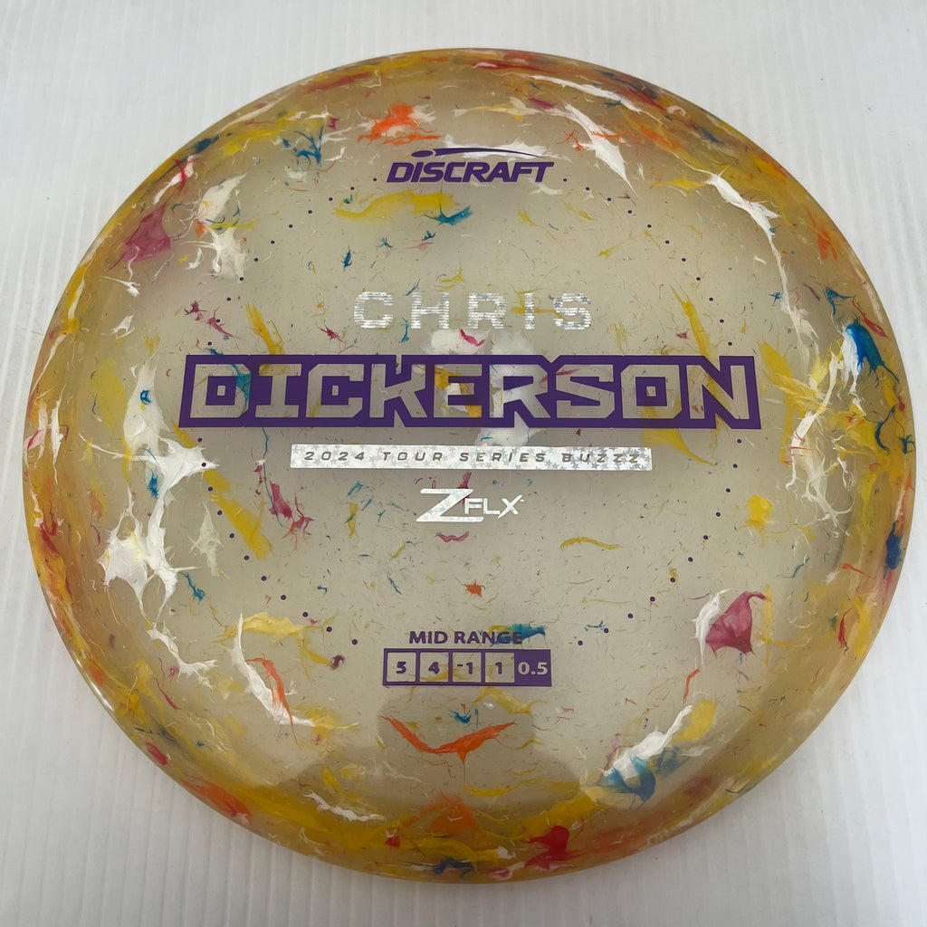 Discraft 2024 Chris Dickerson Tour Series Jawbreaker Z FLX Buzzz 5/4/-1/1