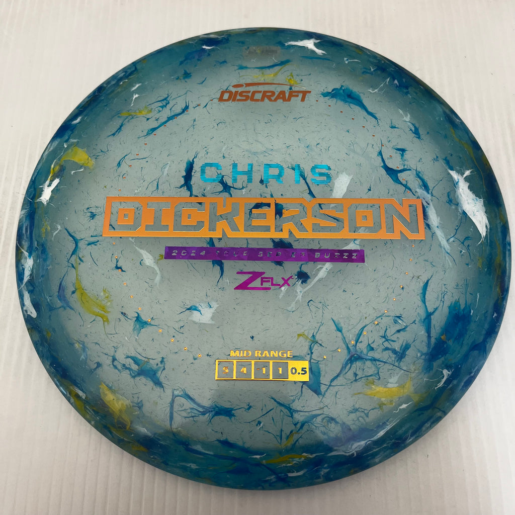 Discraft 2024 Chris Dickerson Tour Series Jawbreaker Z FLX Buzzz 5/4/-1/1