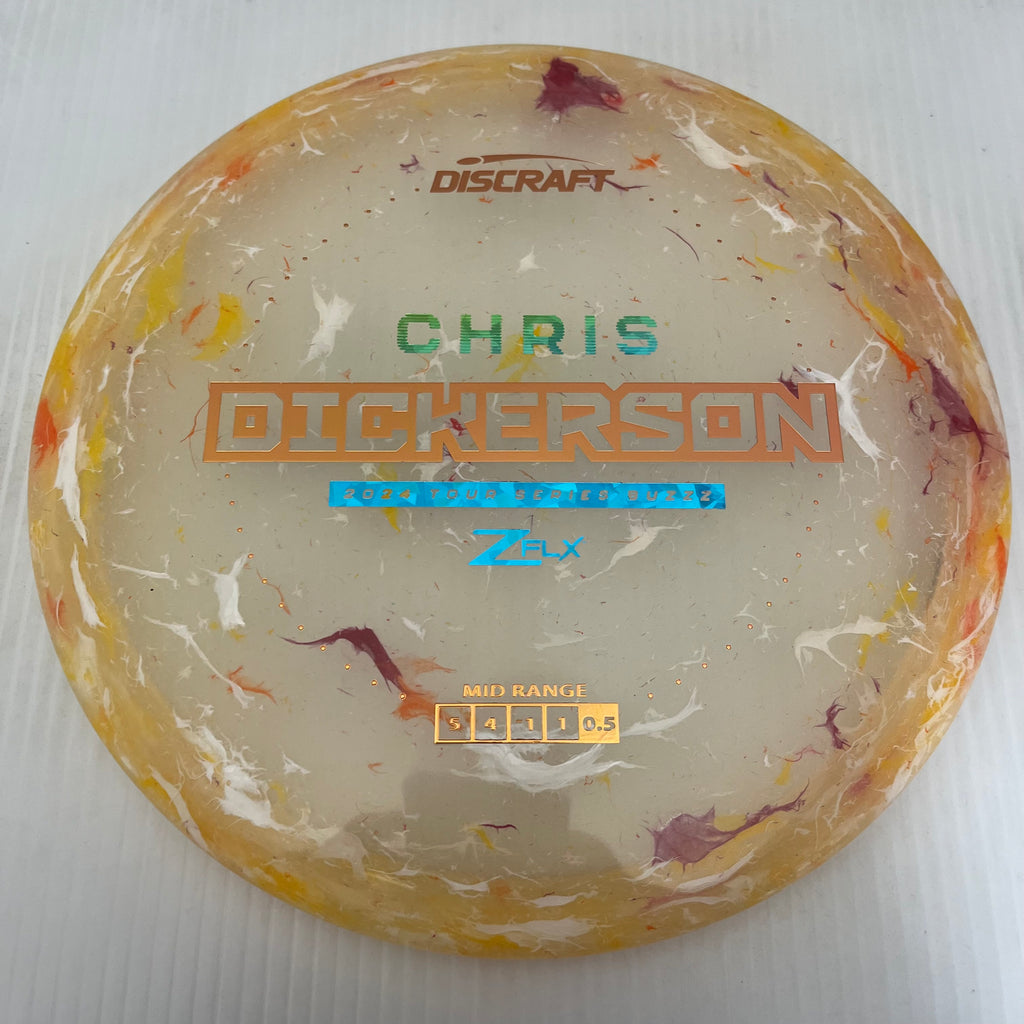 Discraft 2024 Chris Dickerson Tour Series Jawbreaker Z FLX Buzzz 5/4/-1/1