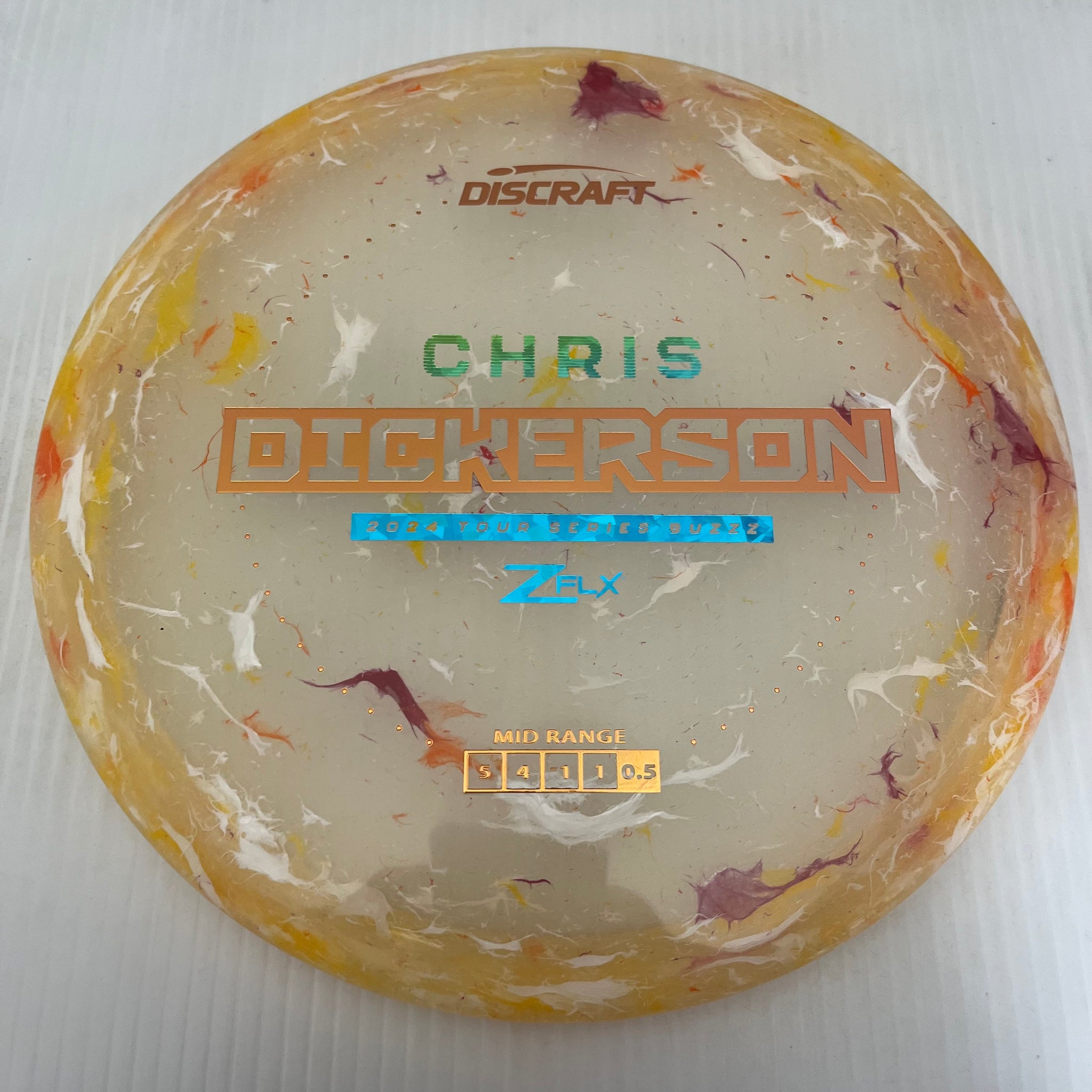 Discraft 2024 Chris Dickerson Tour Series Jawbreaker Z FLX Buzzz 5/4/-1/1