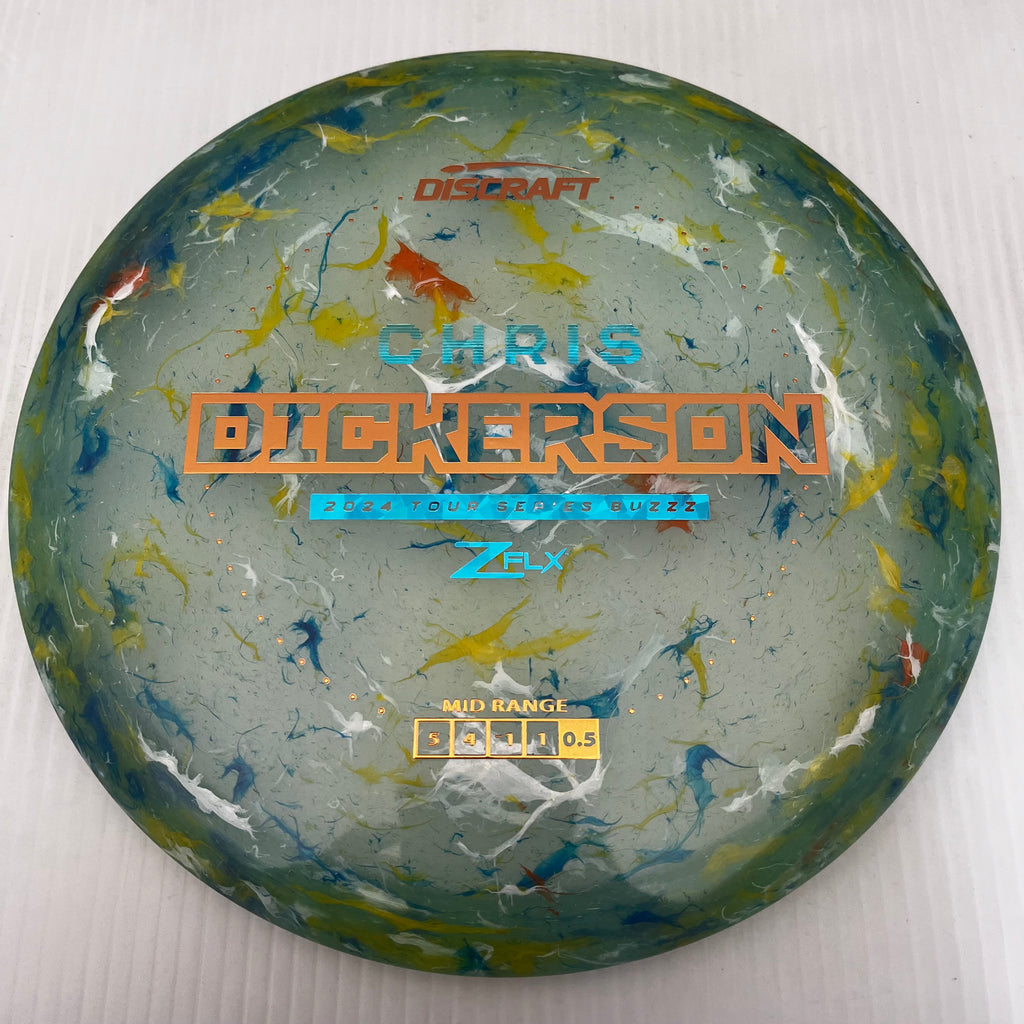 Discraft 2024 Chris Dickerson Tour Series Jawbreaker Z FLX Buzzz 5/4/-1/1