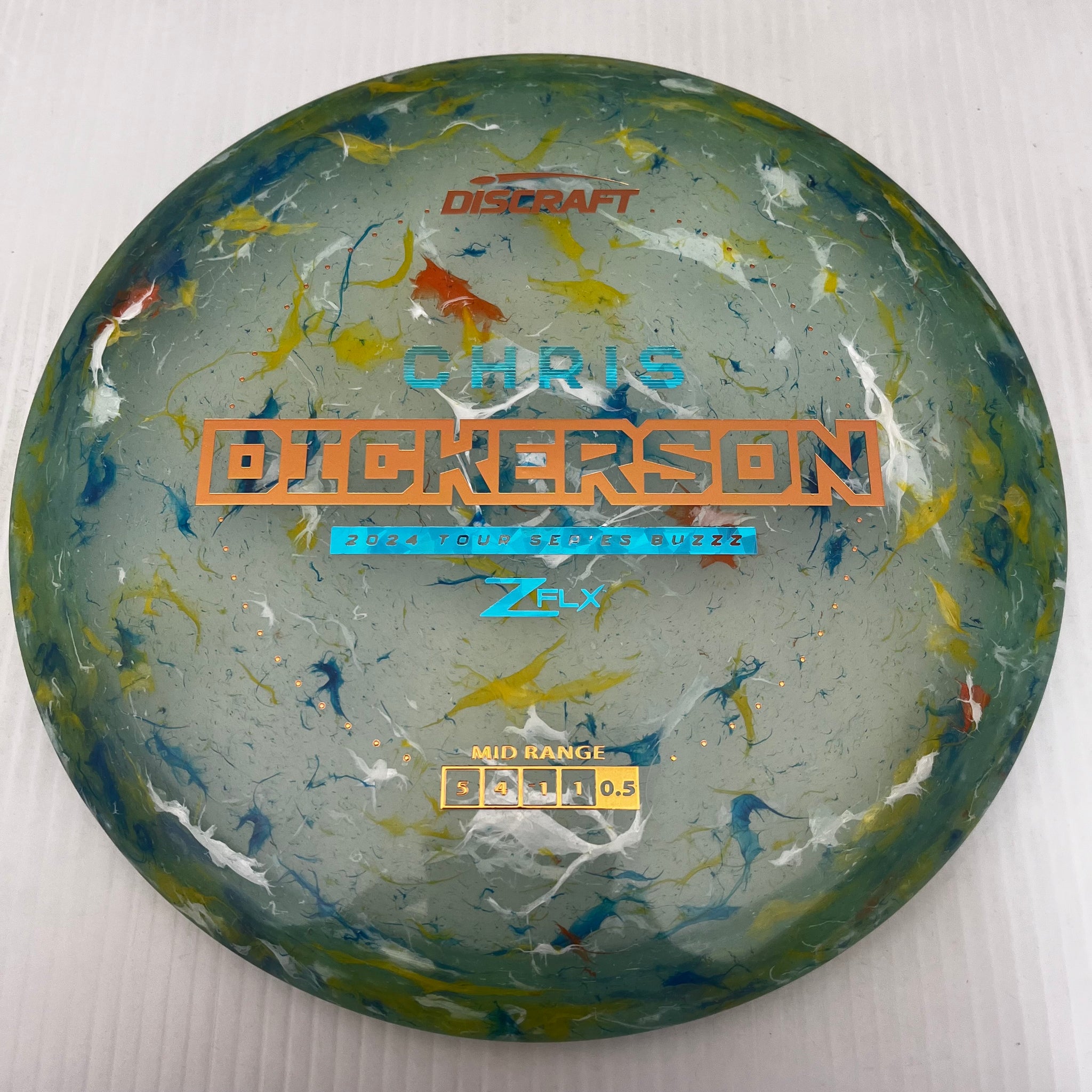 Discraft 2024 Chris Dickerson Tour Series Jawbreaker Z FLX Buzzz 5/4/-1/1