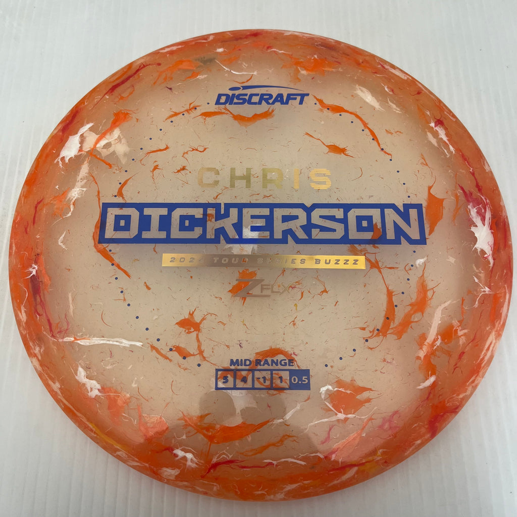 Discraft 2024 Chris Dickerson Tour Series Jawbreaker Z FLX Buzzz 5/4/-1/1